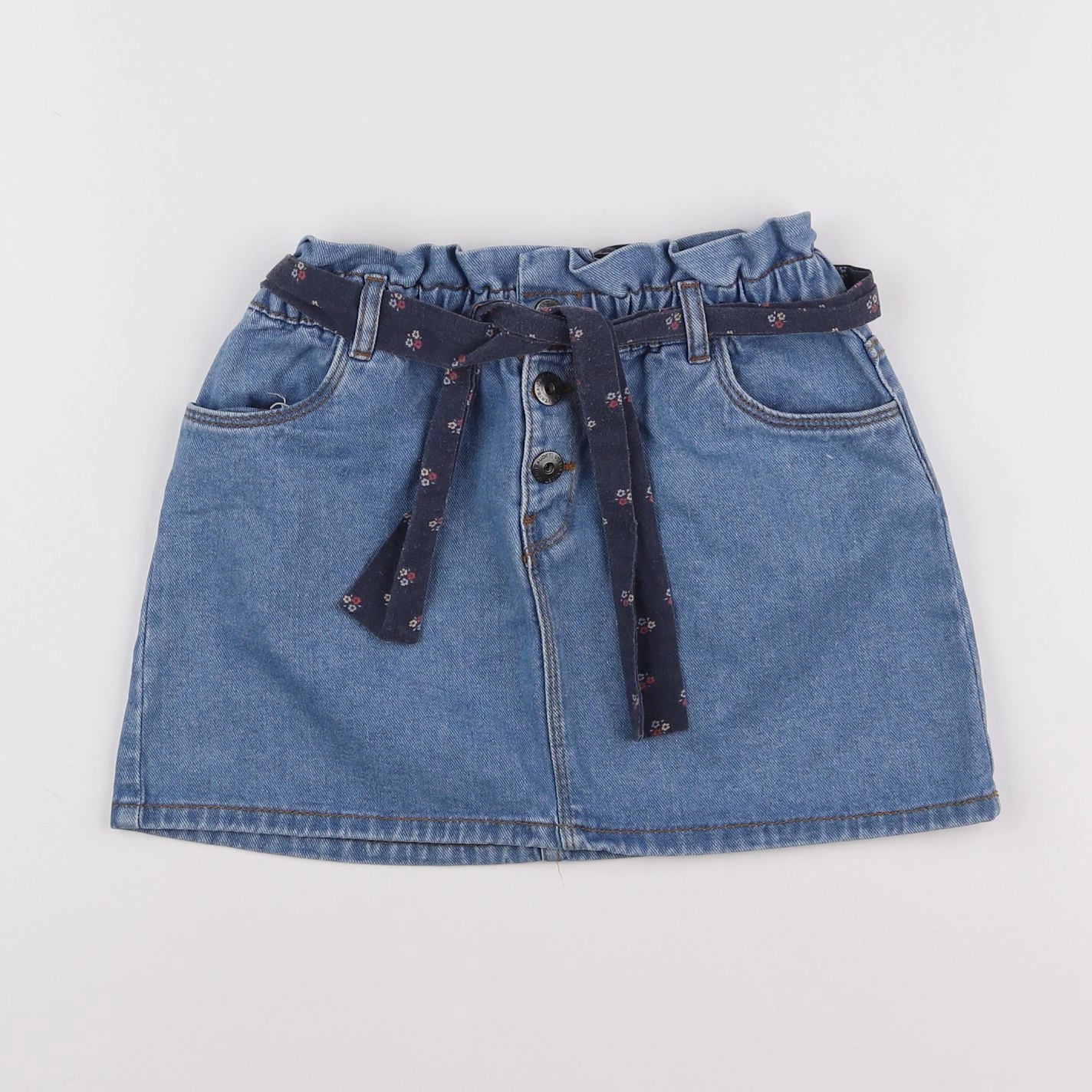 Vertbaudet - jupe bleu - 10 ans
