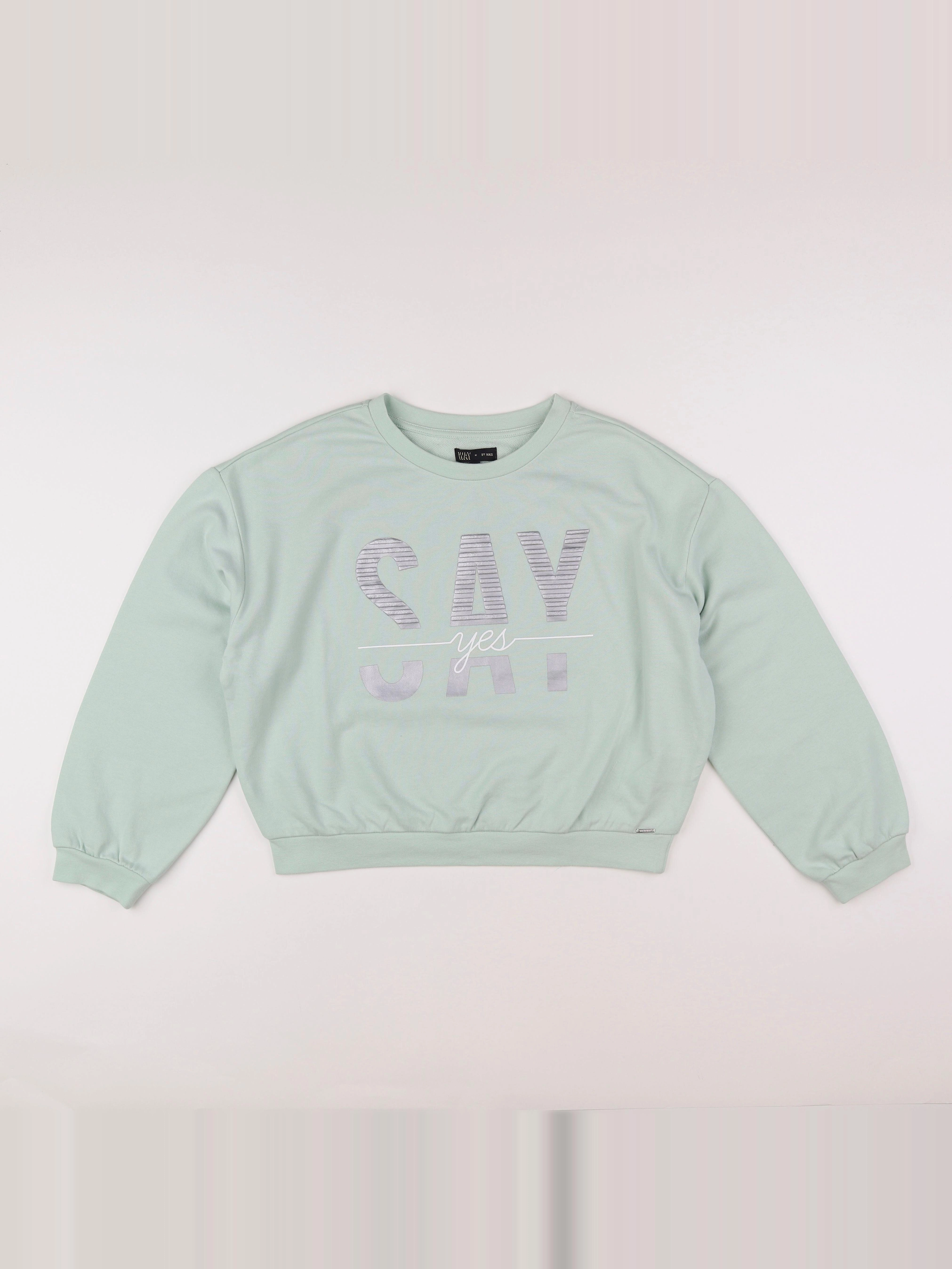 IKKS - sweat vert - 14 ans