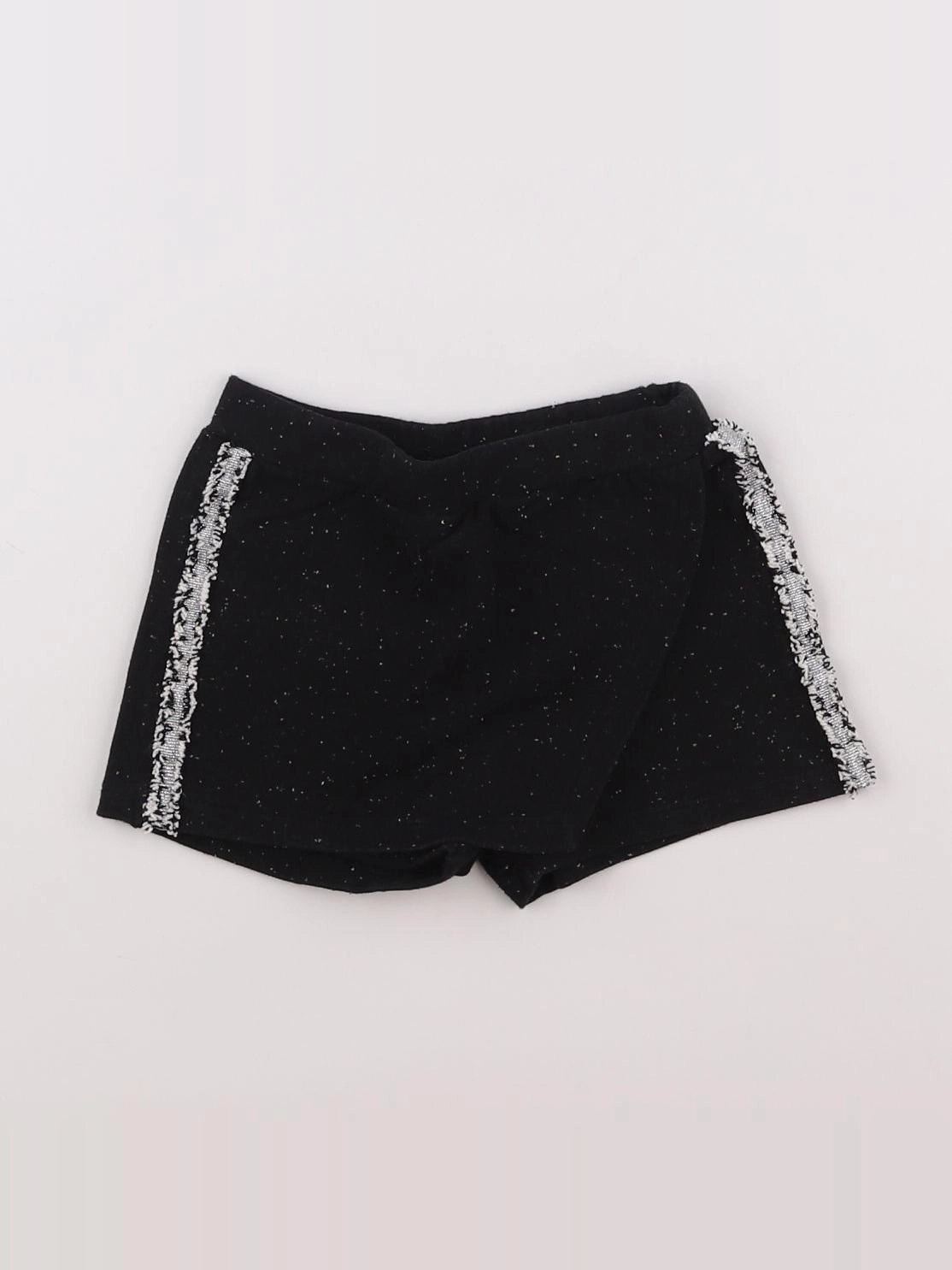 IKKS - jupe short noir, argent - 3 ans