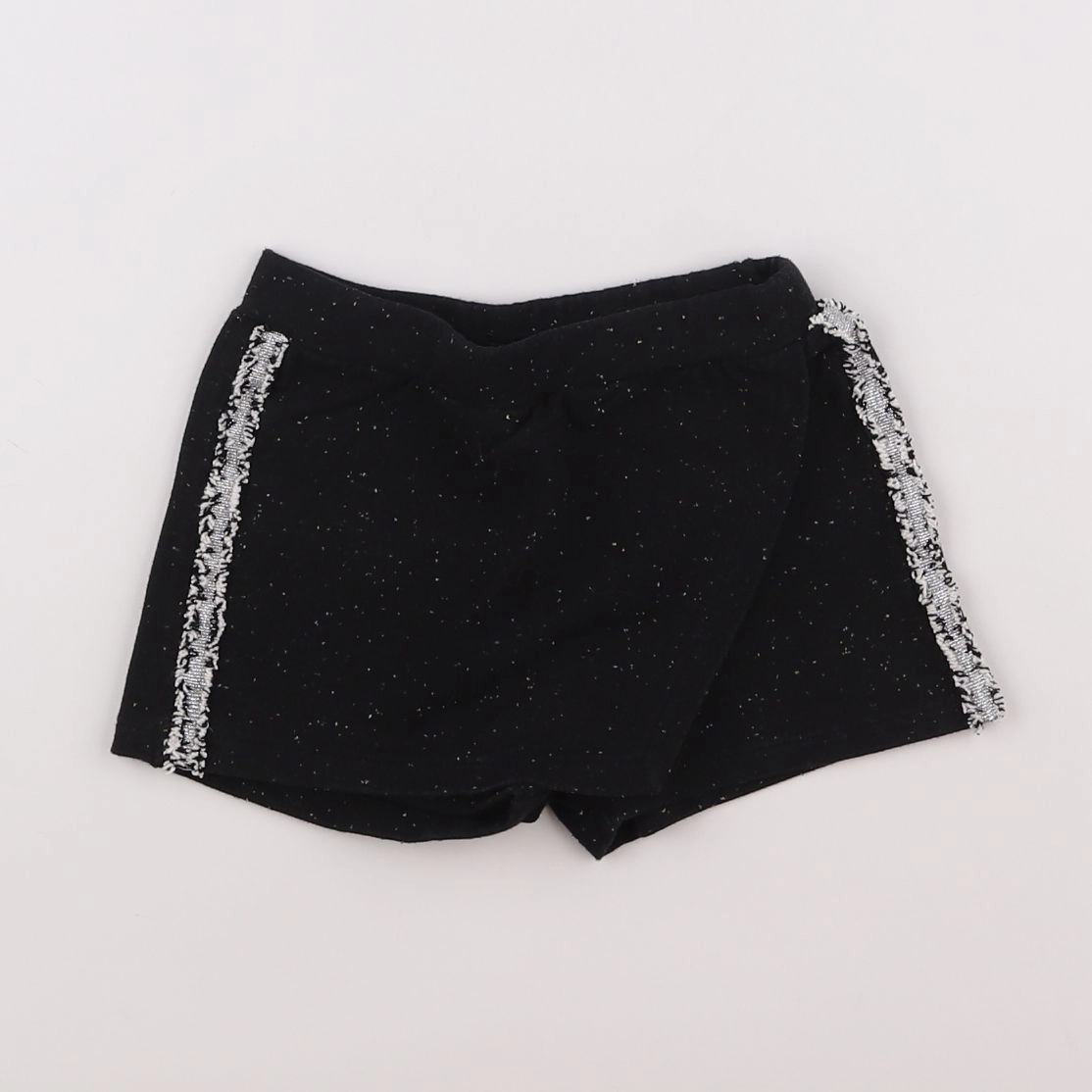 IKKS - jupe short noir, argent - 3 ans