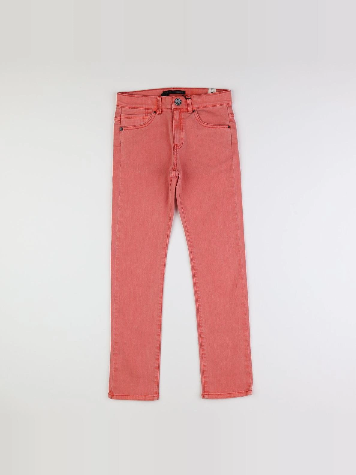 IKKS - jean slim rouge  - 14 ans