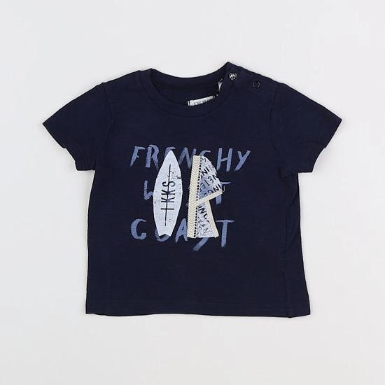 IKKS - tee-shirt bleu - 6 mois