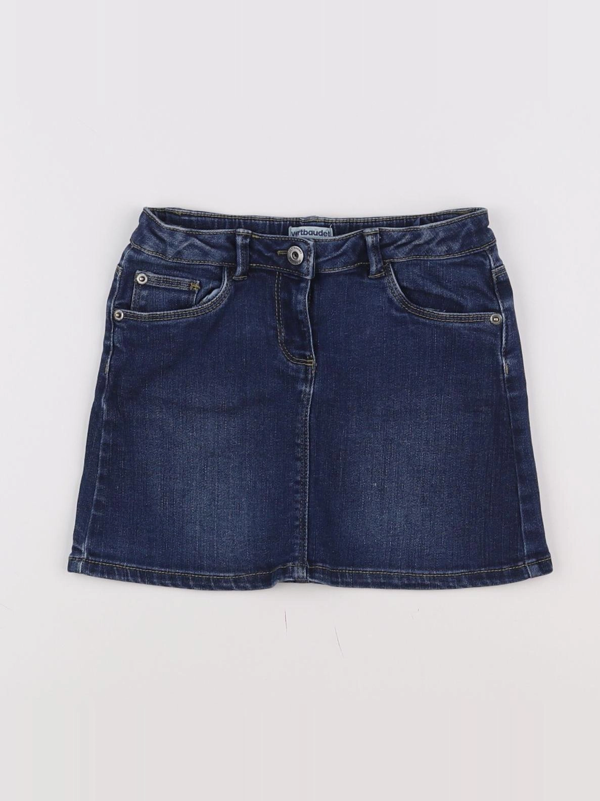 Vertbaudet - jupe bleu - 6 ans