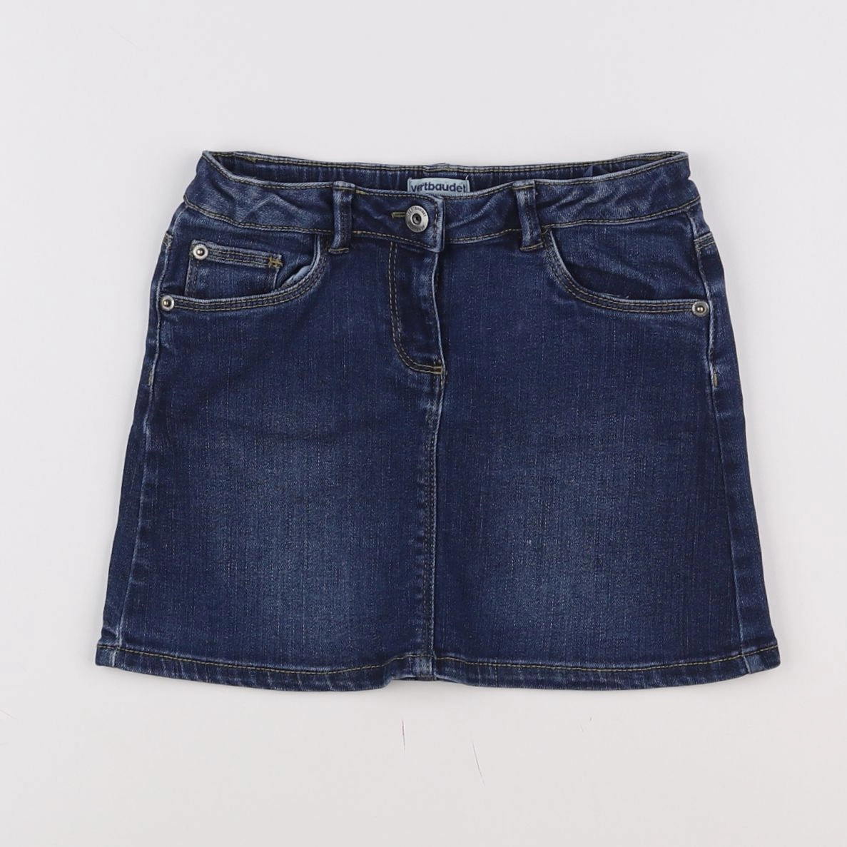 Vertbaudet - jupe bleu - 6 ans