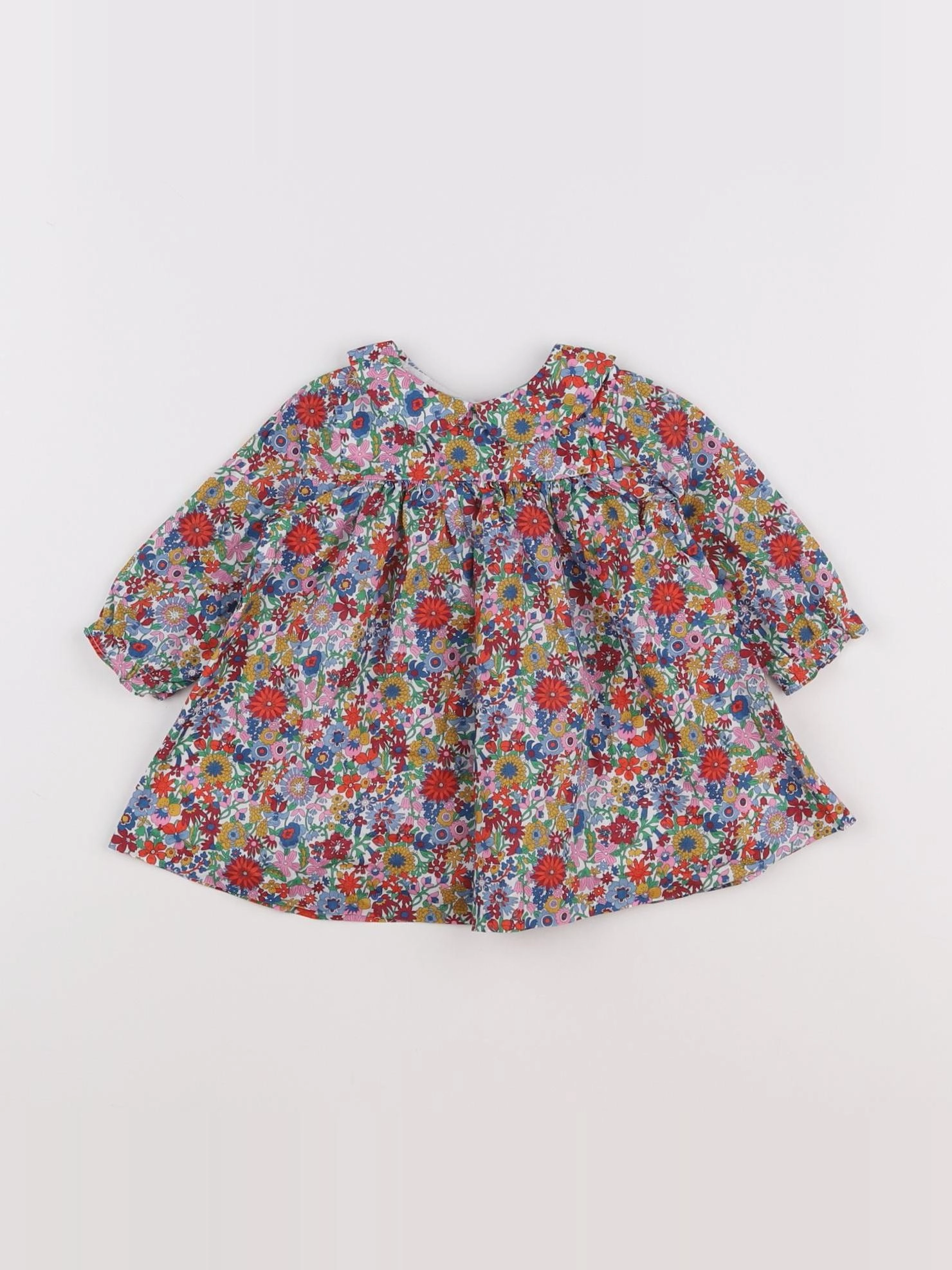 Jacadi - robe liberty multicolore - 6 mois