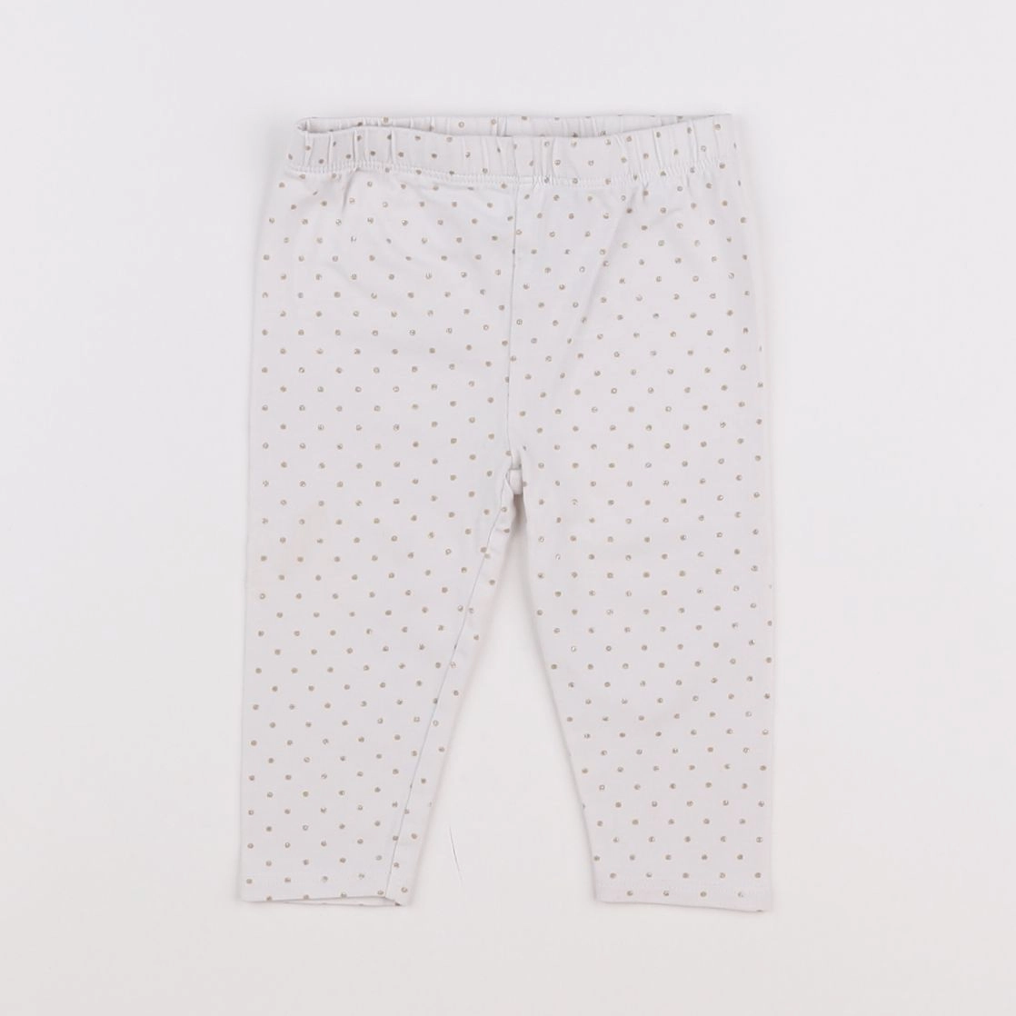 Vertbaudet - legging blanc - 9 mois