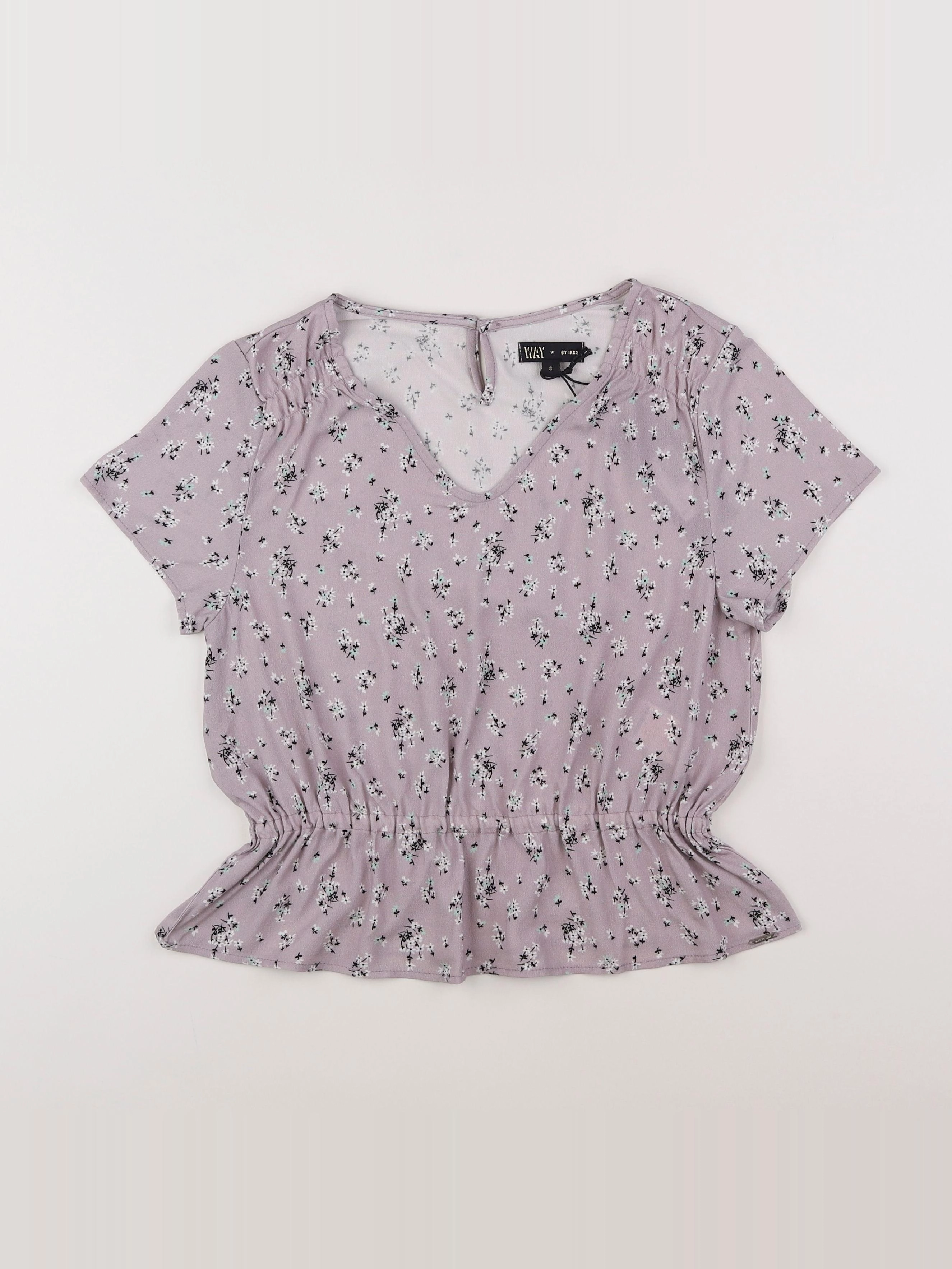 IKKS - blouse violet - 10 ans