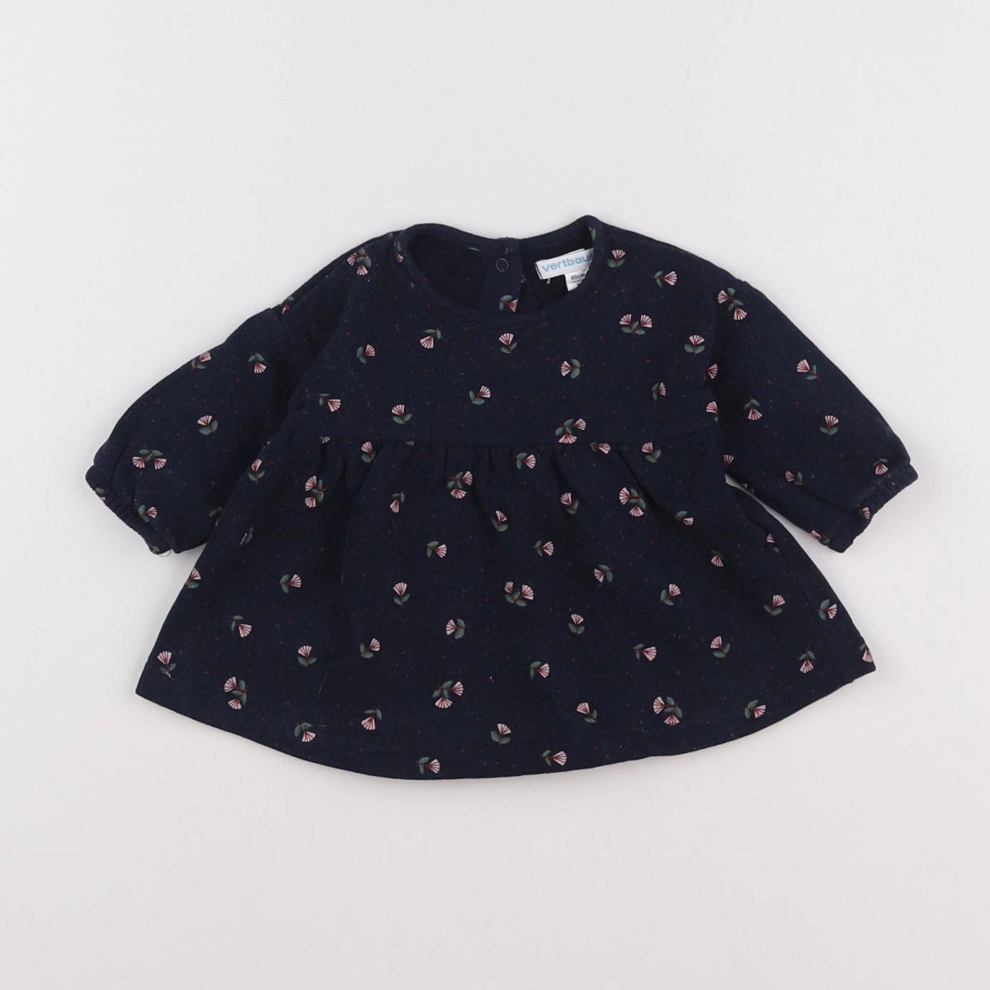 Vertbaudet - robe bleu - 3 mois