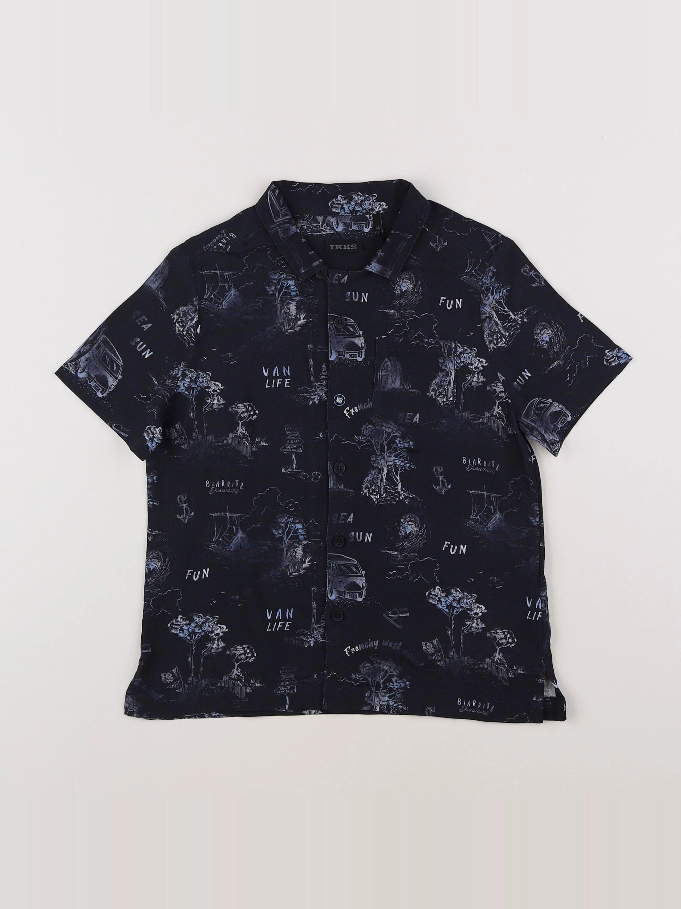 IKKS - chemise bleu - 4 ans