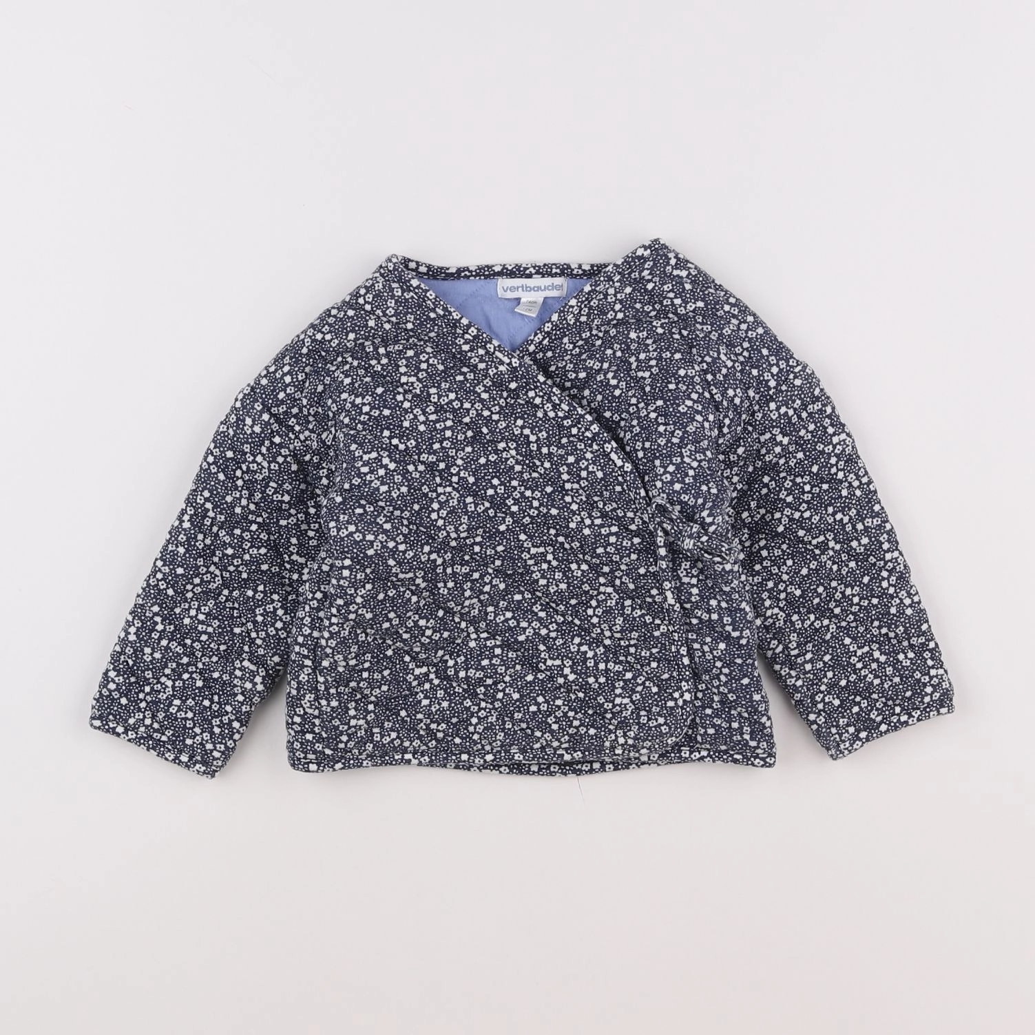 Vertbaudet - veste bleu - 12 mois