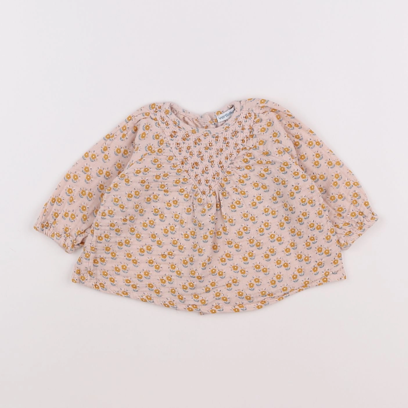 Vertbaudet - blouse rose - 6 mois