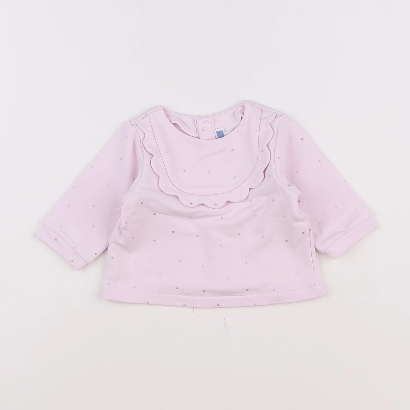 Jacadi - sweat rose - 3 mois