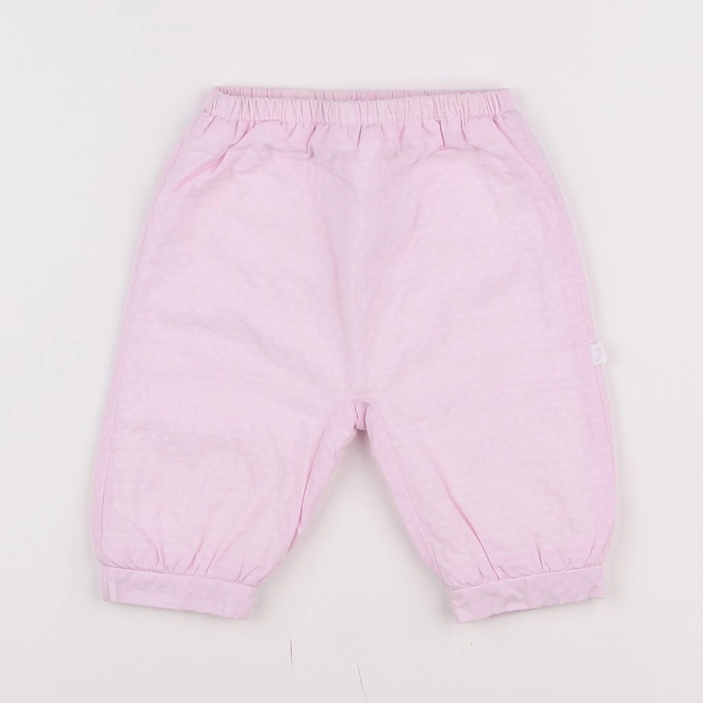Jacadi - pantalon rose - 3 mois