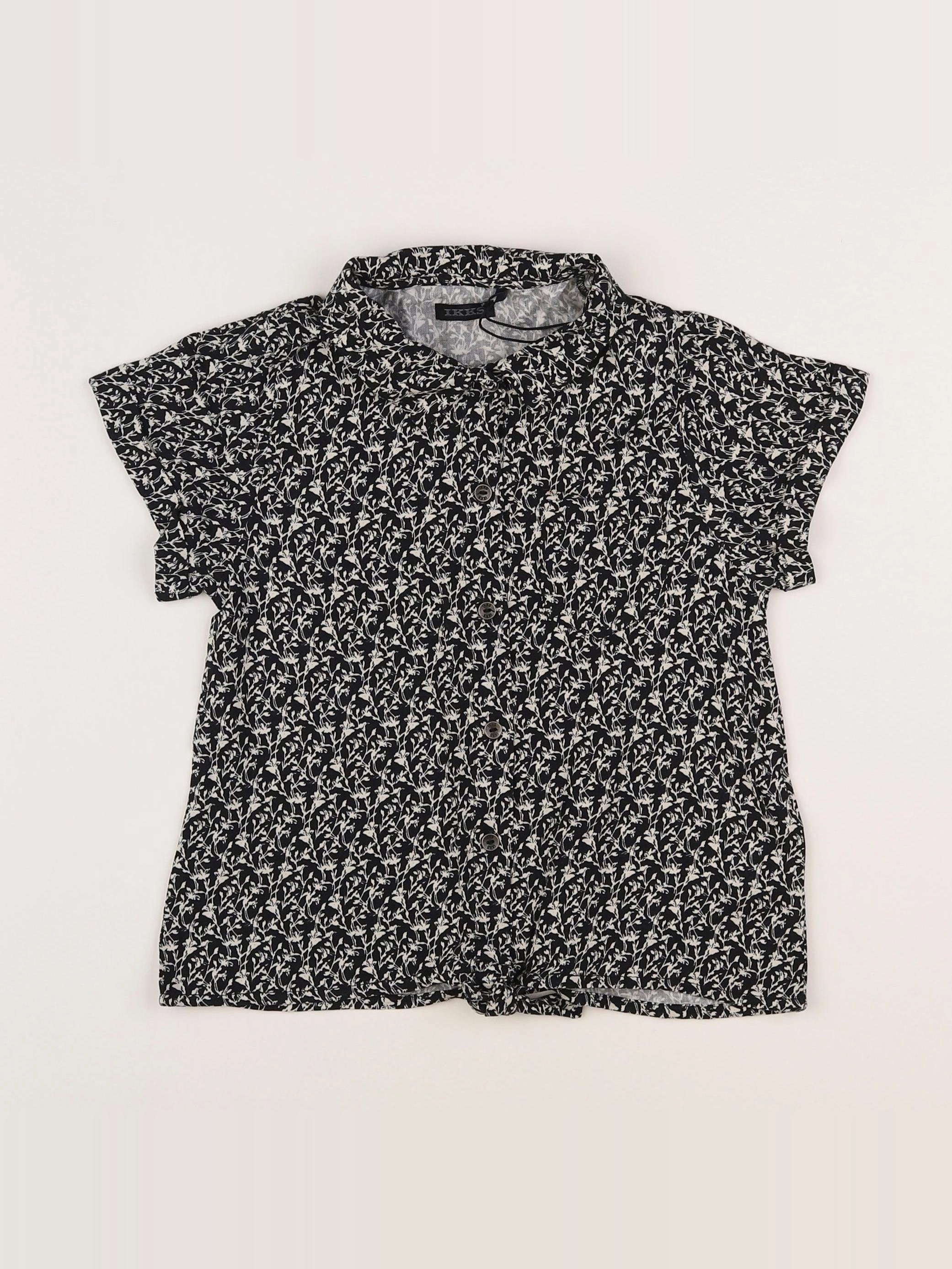 IKKS - chemise noir - 8 ans