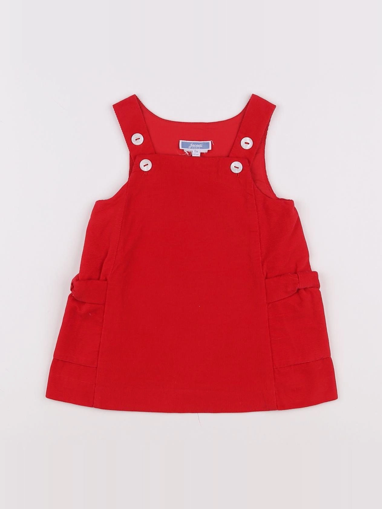 Jacadi - robe rouge - 6 mois