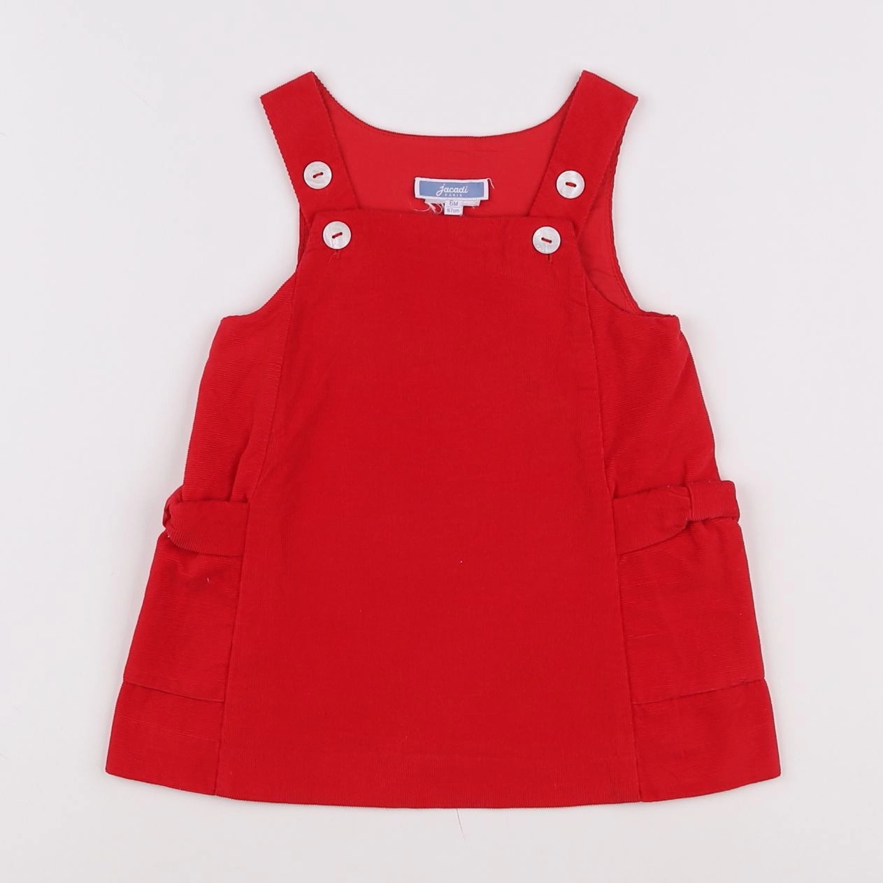 Jacadi - robe rouge - 6 mois