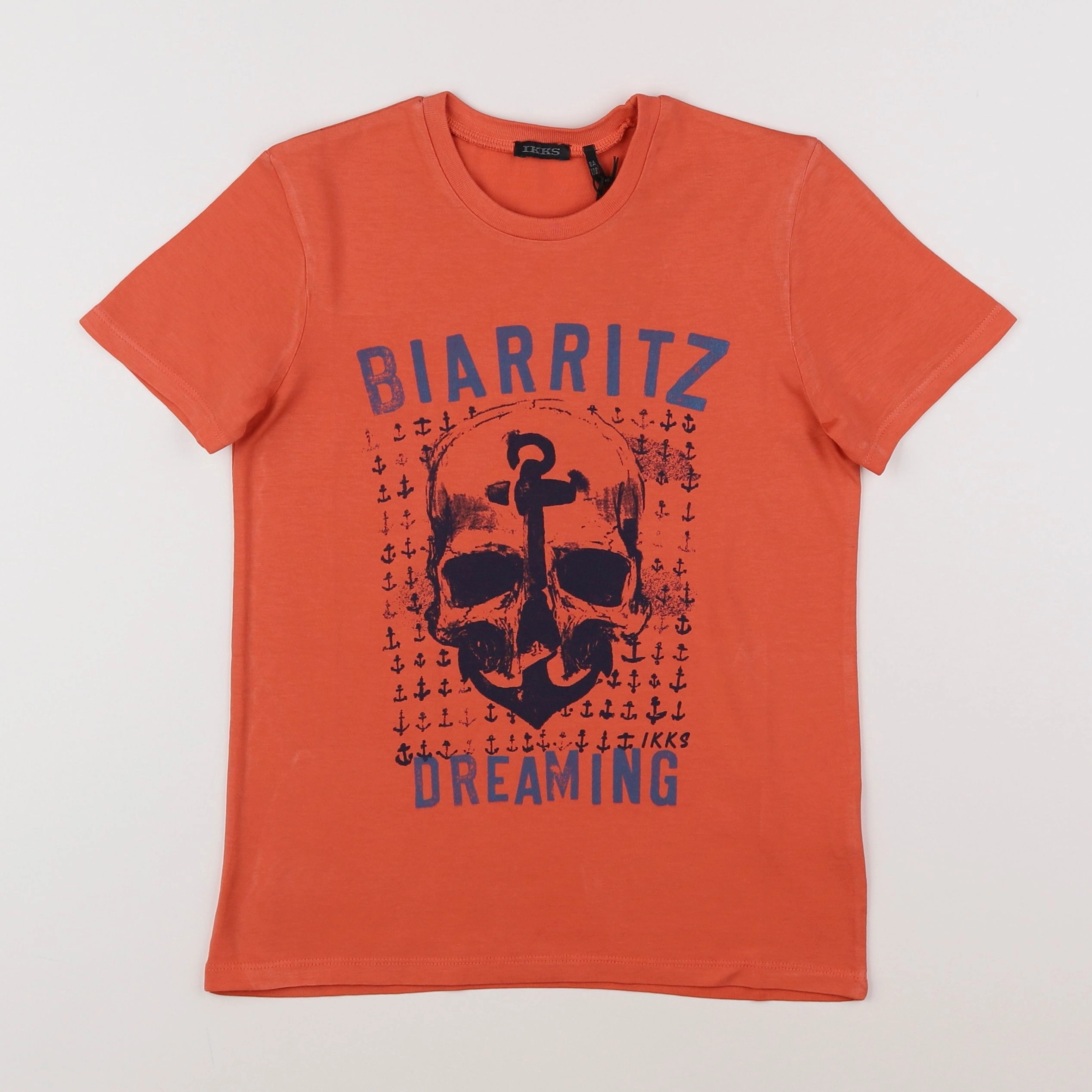 IKKS - tee-shirt orange - 6 ans