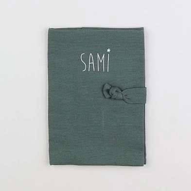 Petit Picotin - "SAMI" protège carnet de santé vert