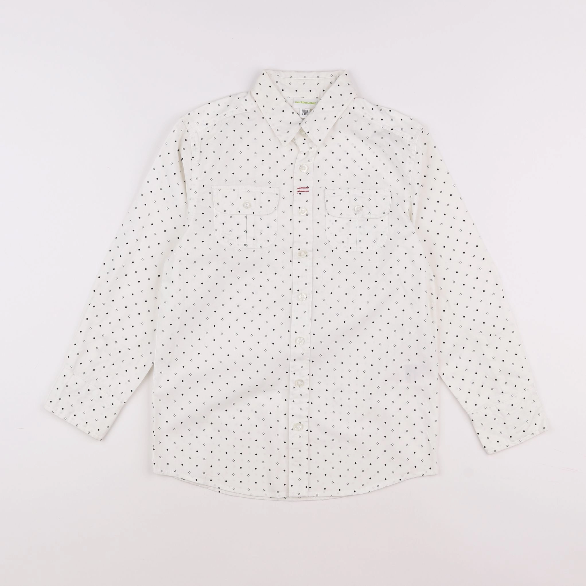 Vertbaudet - chemise blanc - 8 ans