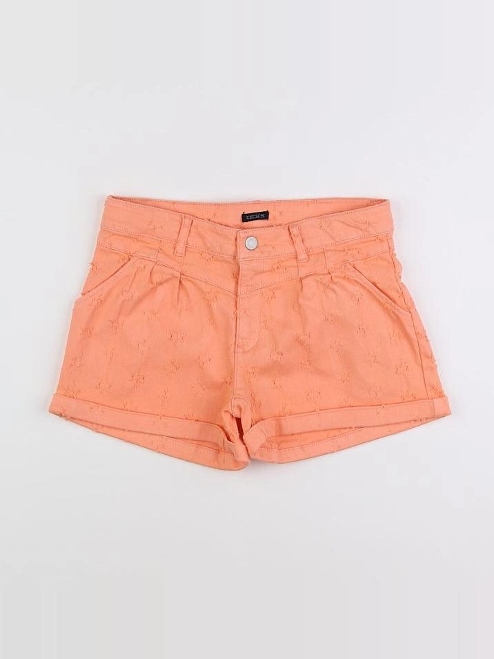 IKKS - short orange - 12 ans