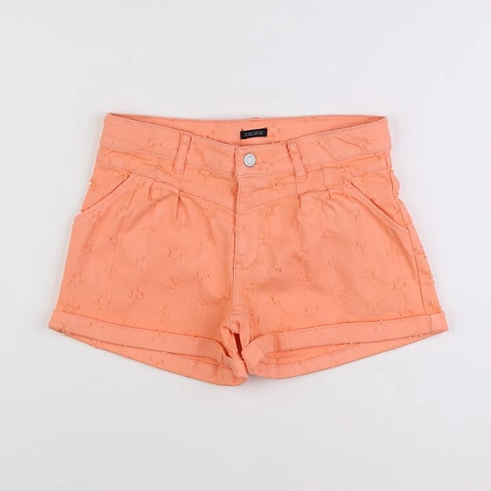 IKKS - short orange - 12 ans