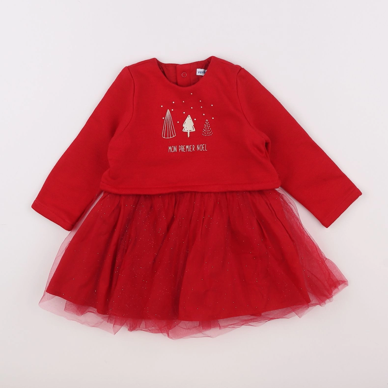 Vertbaudet - robe rose - 12 mois