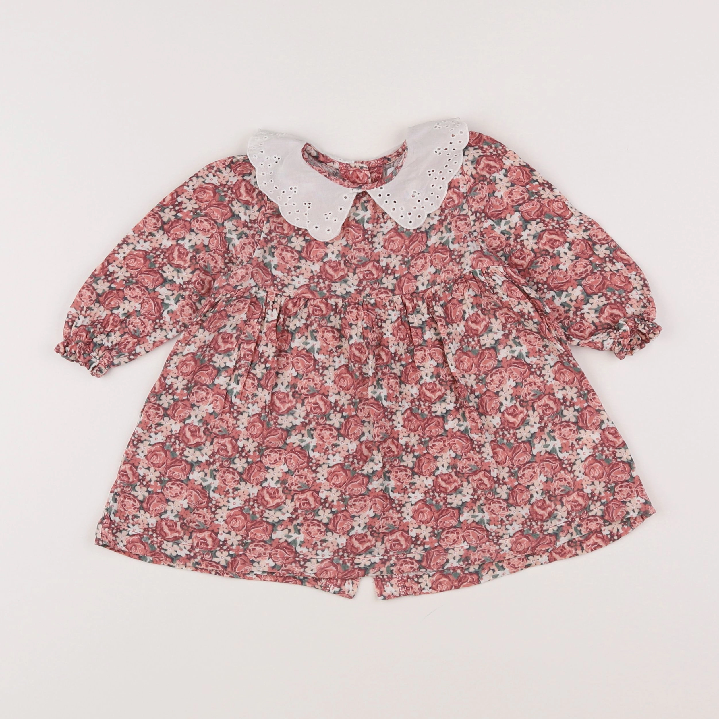 Vertbaudet - robe multicolore - 12 mois