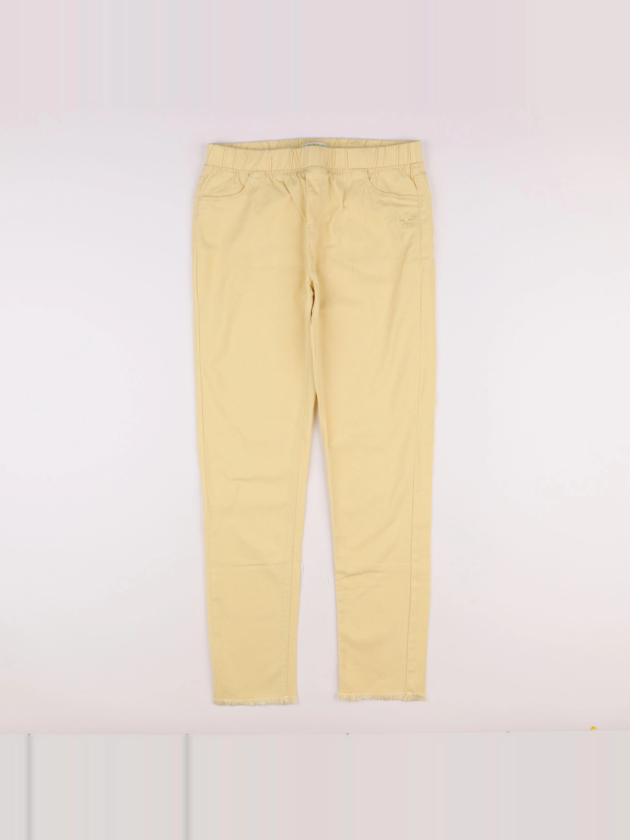Vertbaudet - jegging jaune - 14 ans