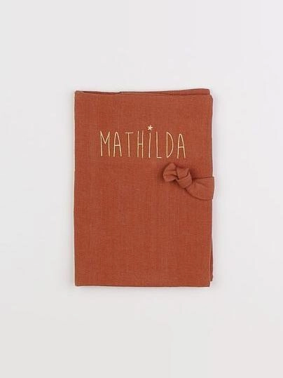 Petit Picotin - "MATHILDA" protèges carnet de santé marron - 