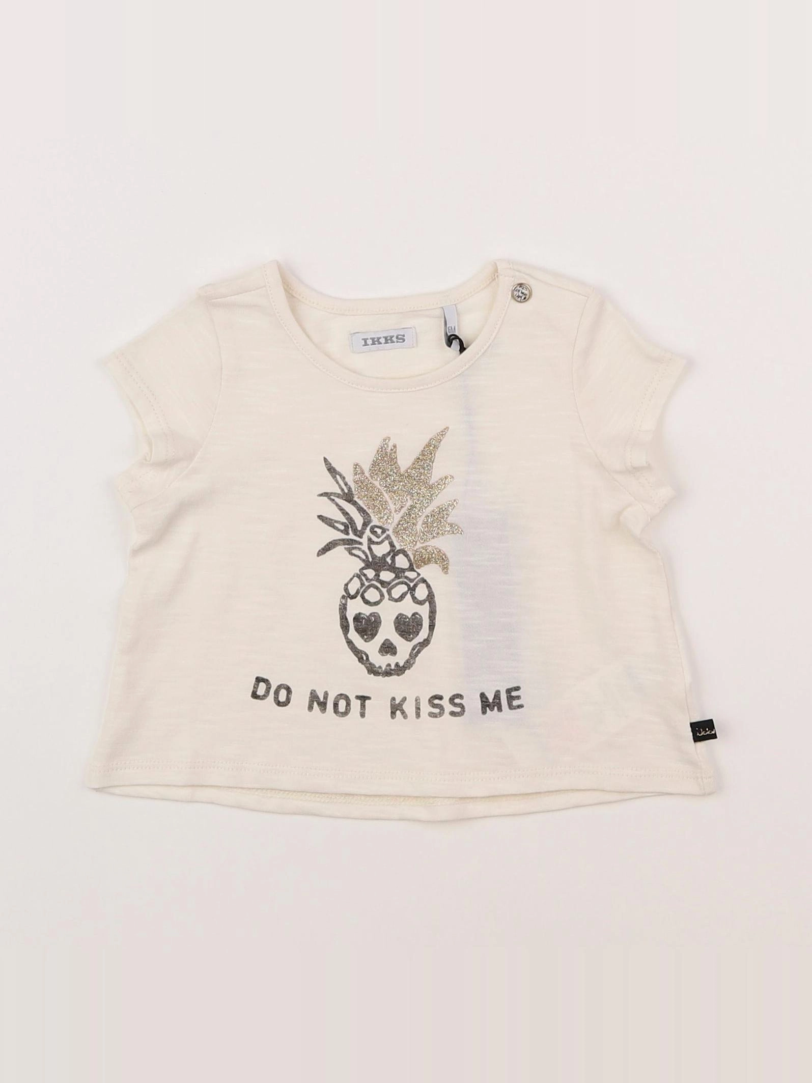 IKKS - tee-shirt beige - 6 mois