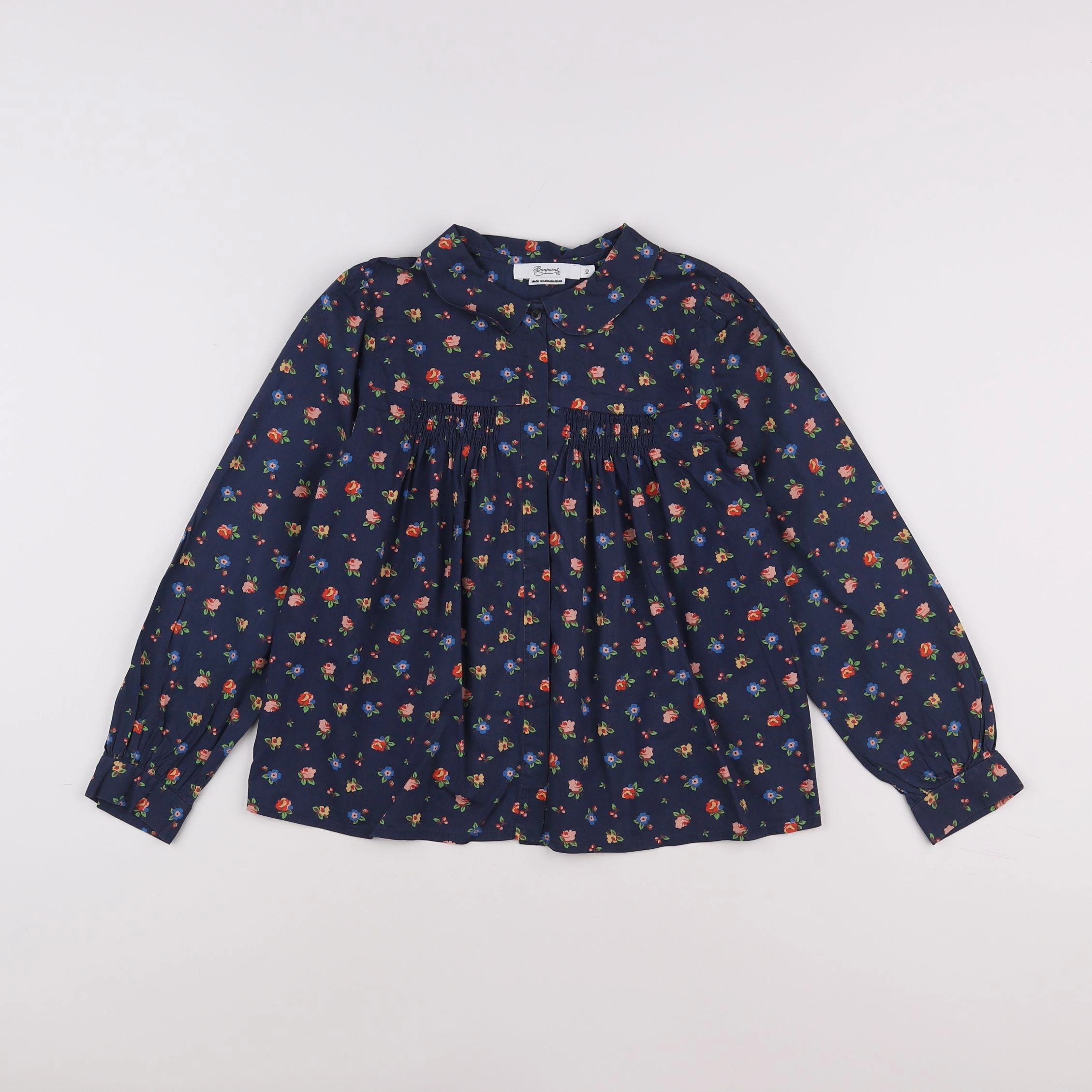 Bonpoint - blouse bleu - 10 ans