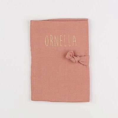 Petit Picotin - "ORNELLA" protèges carnet de santé rose - 