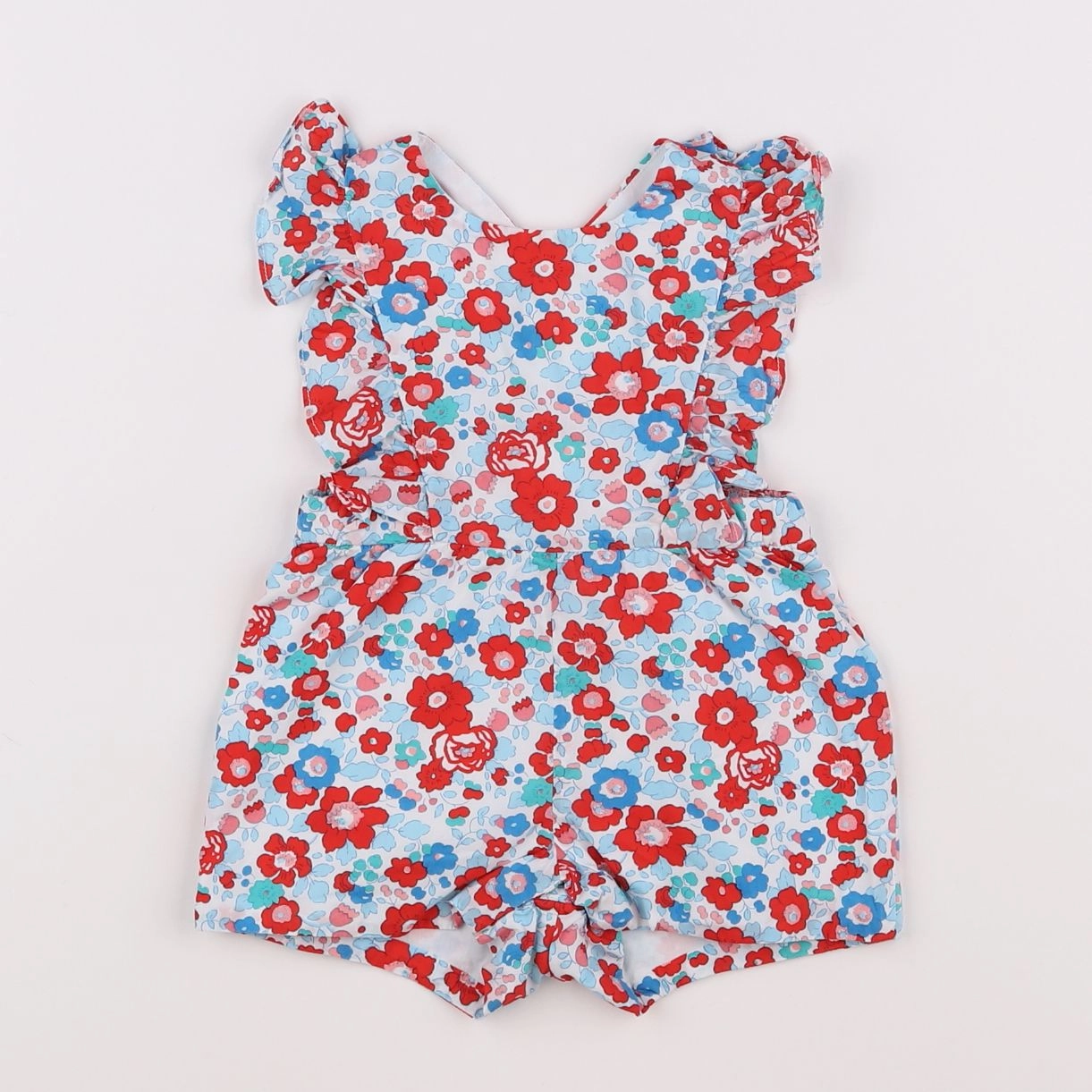 Jacadi - combinaison liberty multicolore - 6 mois