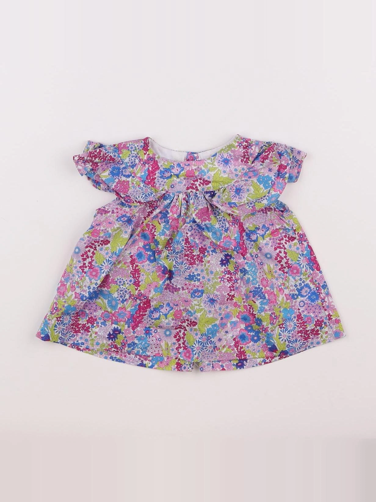 Jacadi - blouse liberty multicolore - 12 mois