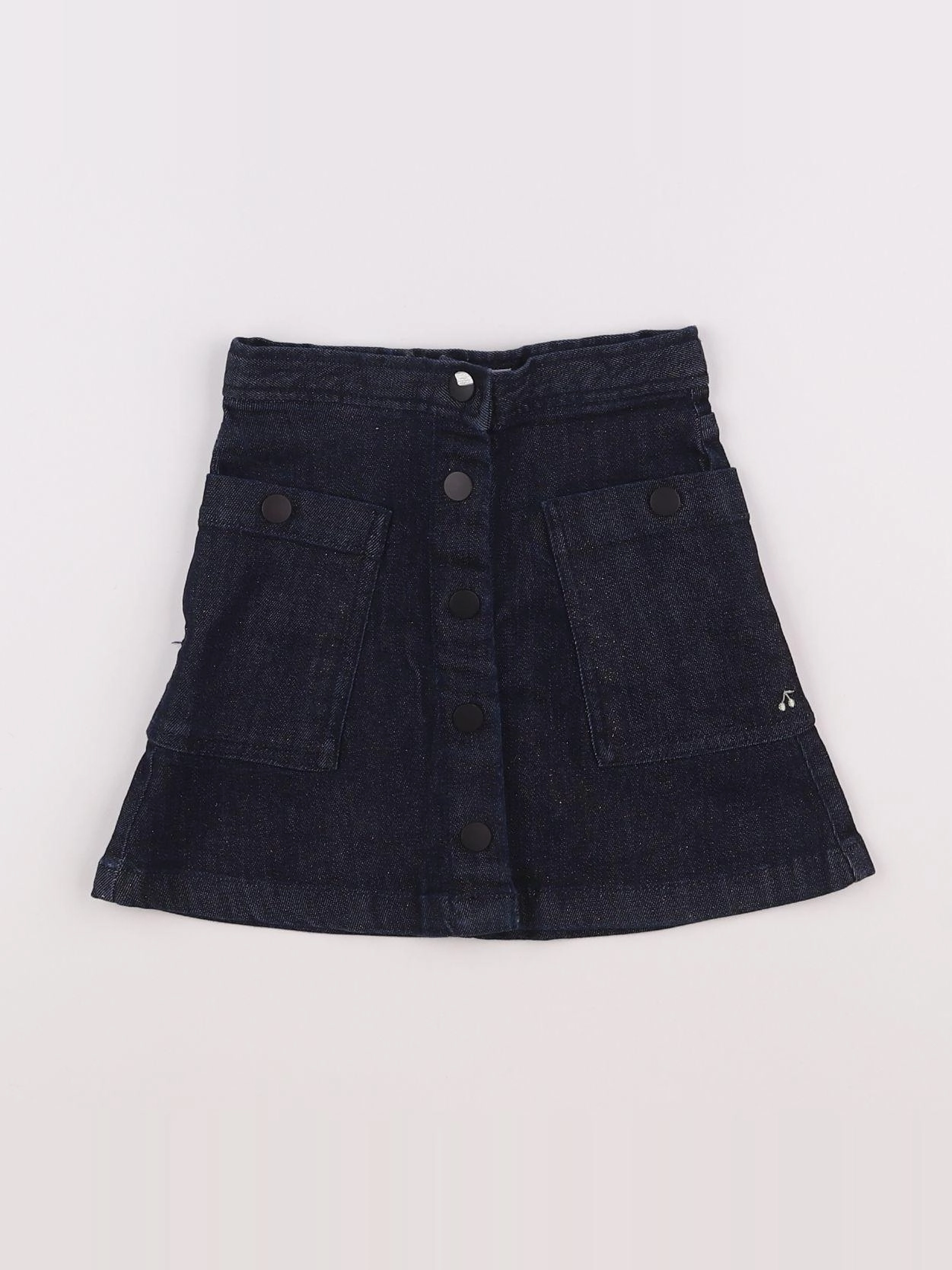 Bonpoint - jupe bleu, or - 4 ans