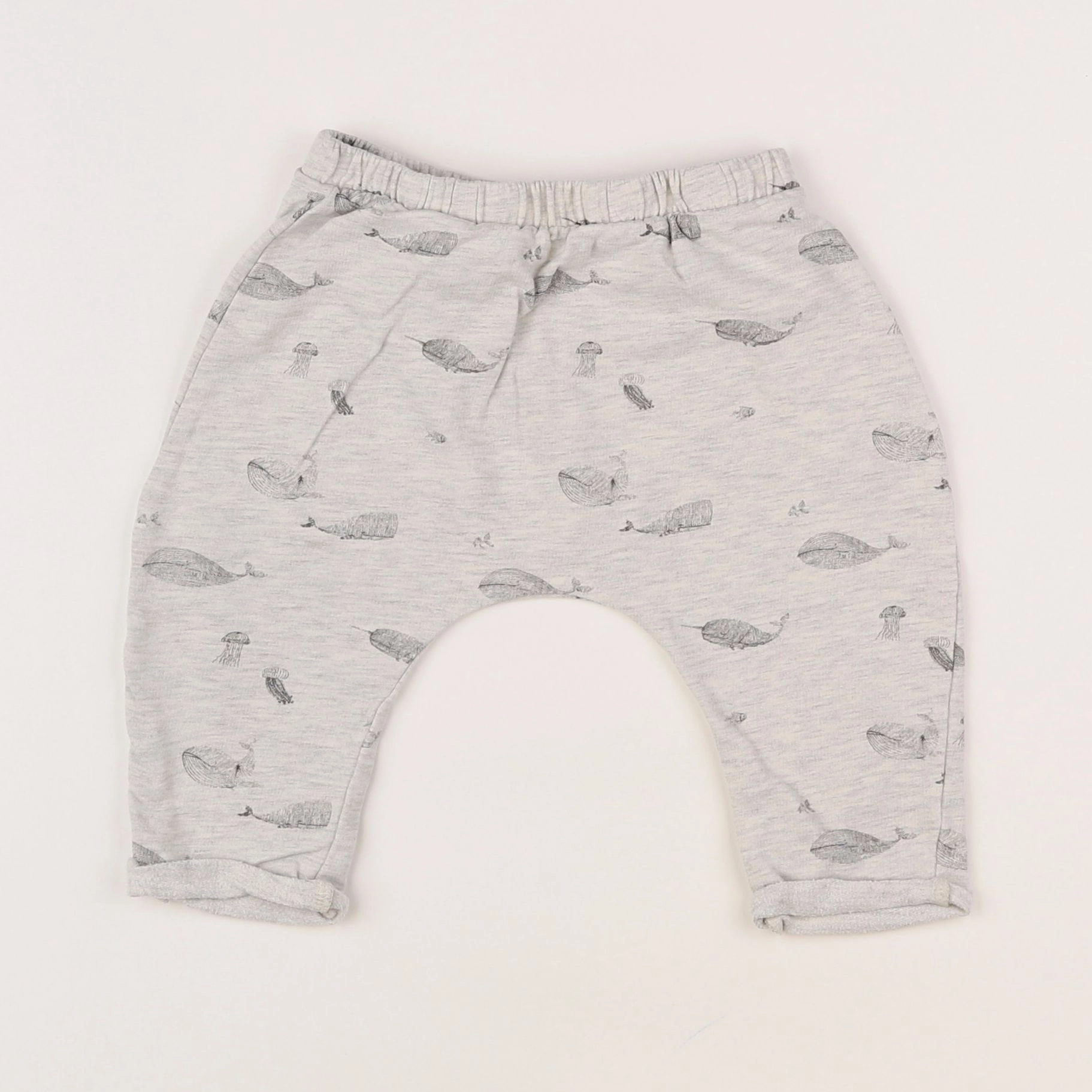 Vertbaudet - jogging gris - 6 mois