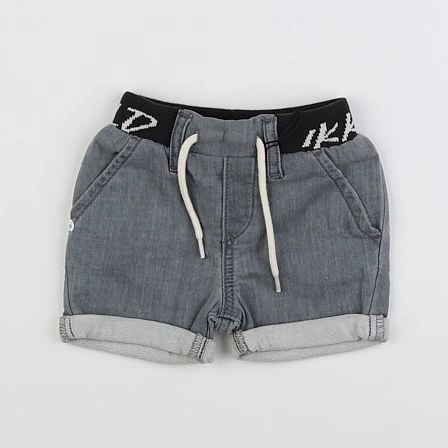 IKKS - short gris - 6 mois