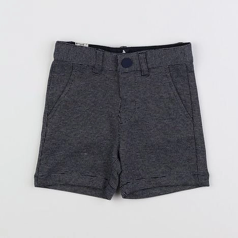 IKKS - short bleu - 6 mois