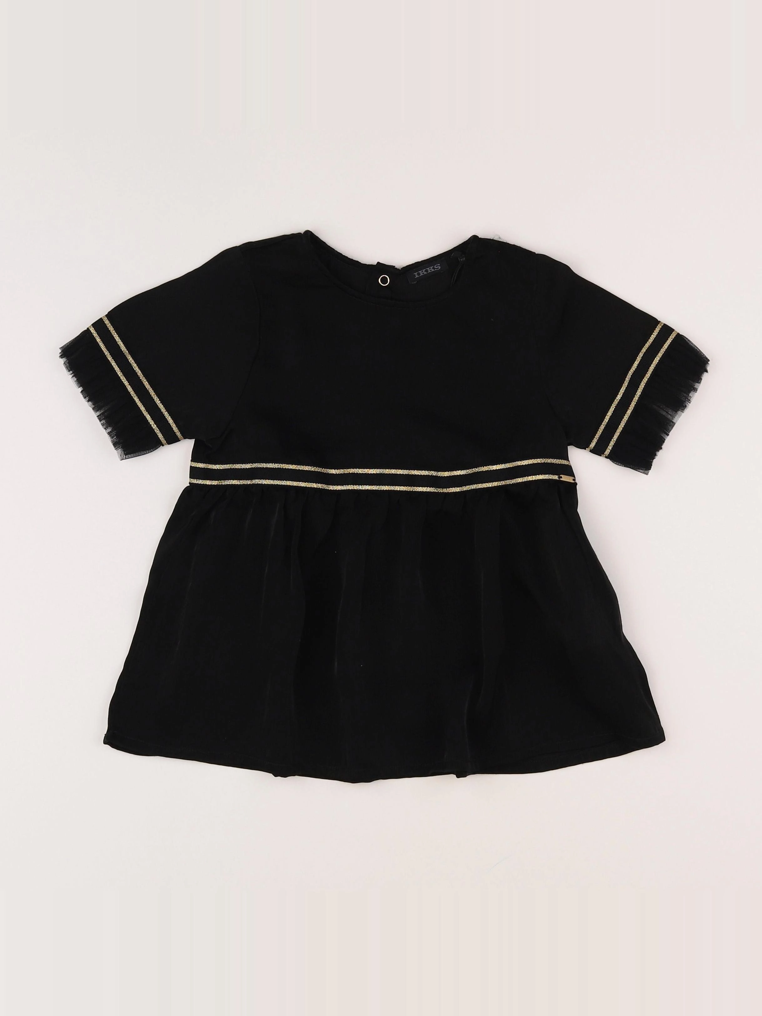 IKKS - blouse noir - 4 ans