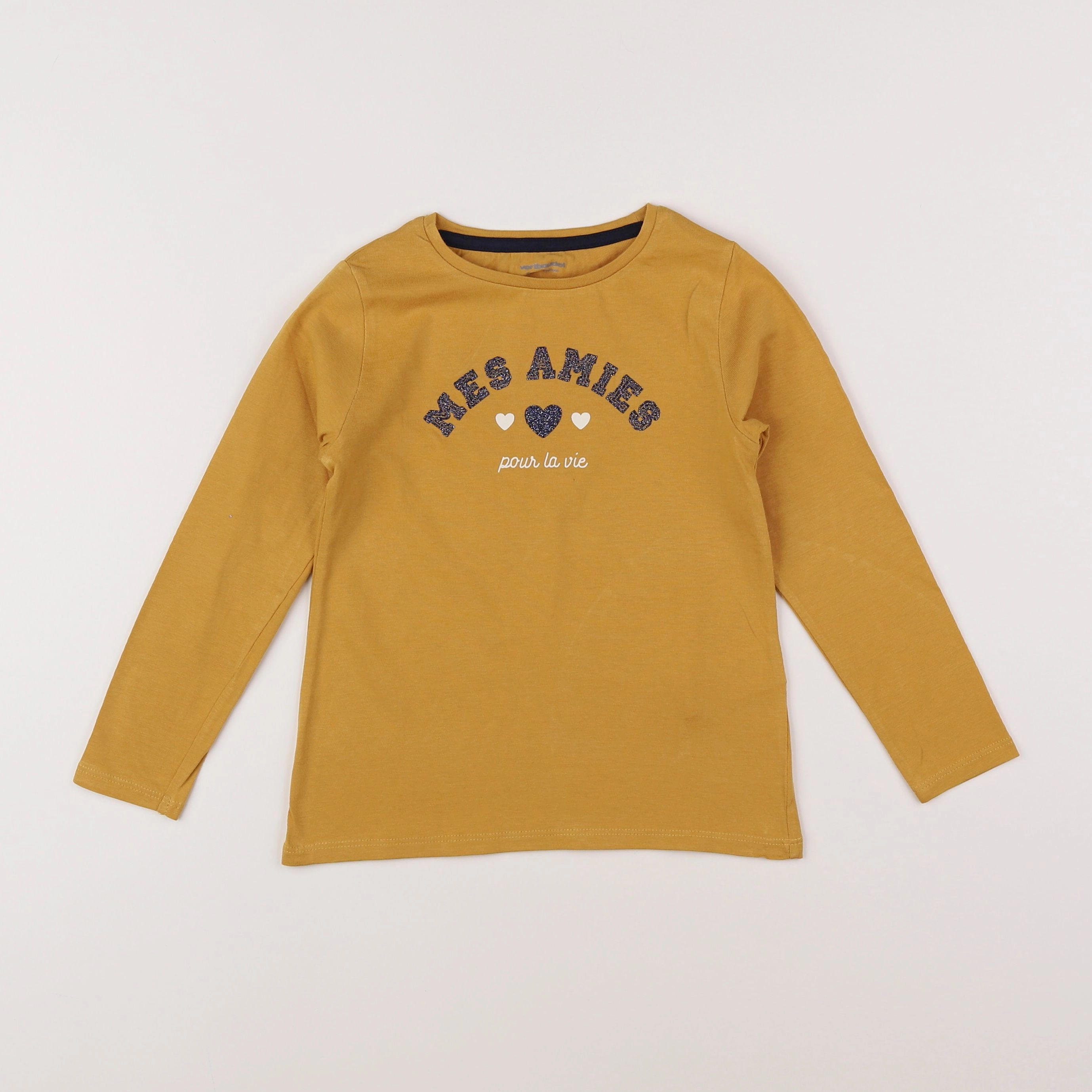 Vertbaudet - tee-shirt jaune - 5 ans