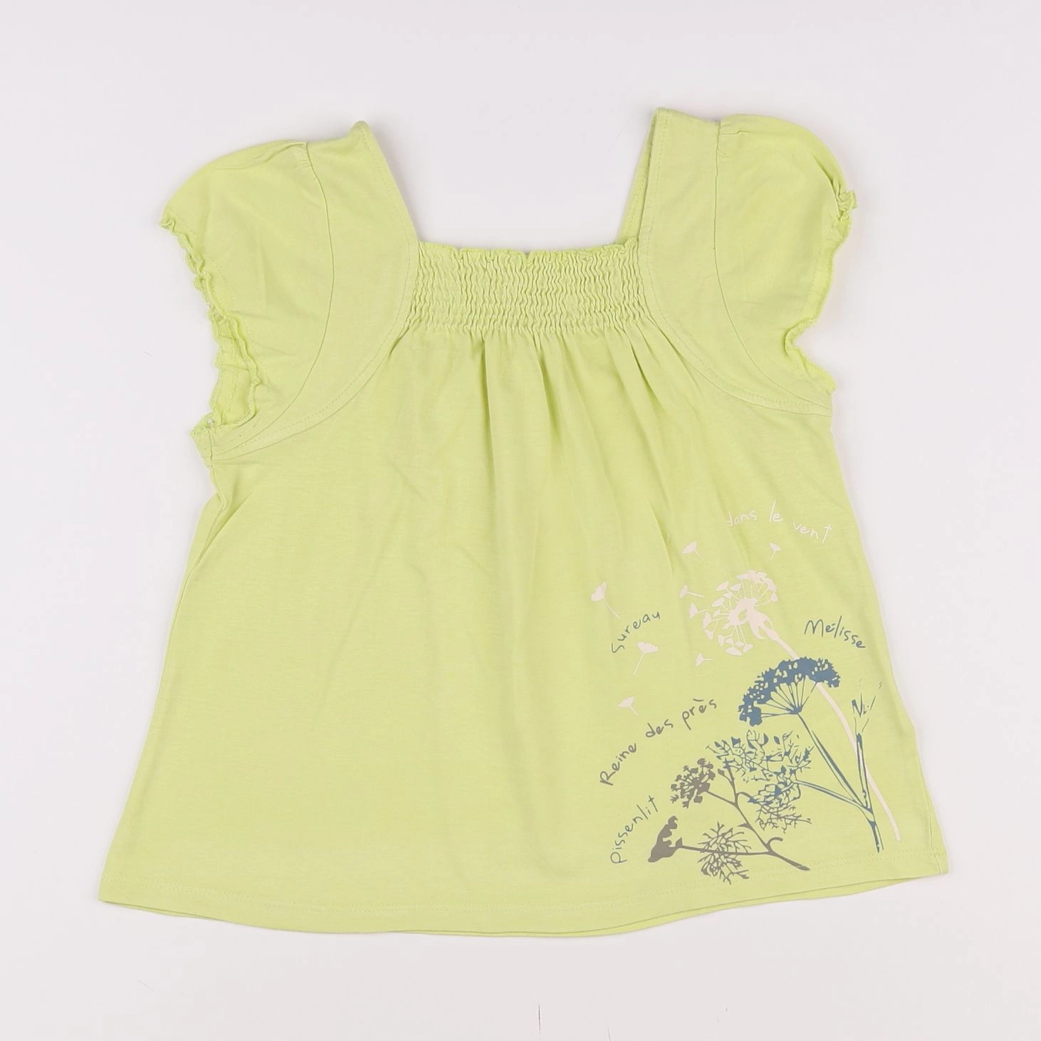 Vertbaudet - tee-shirt vert - 8 ans