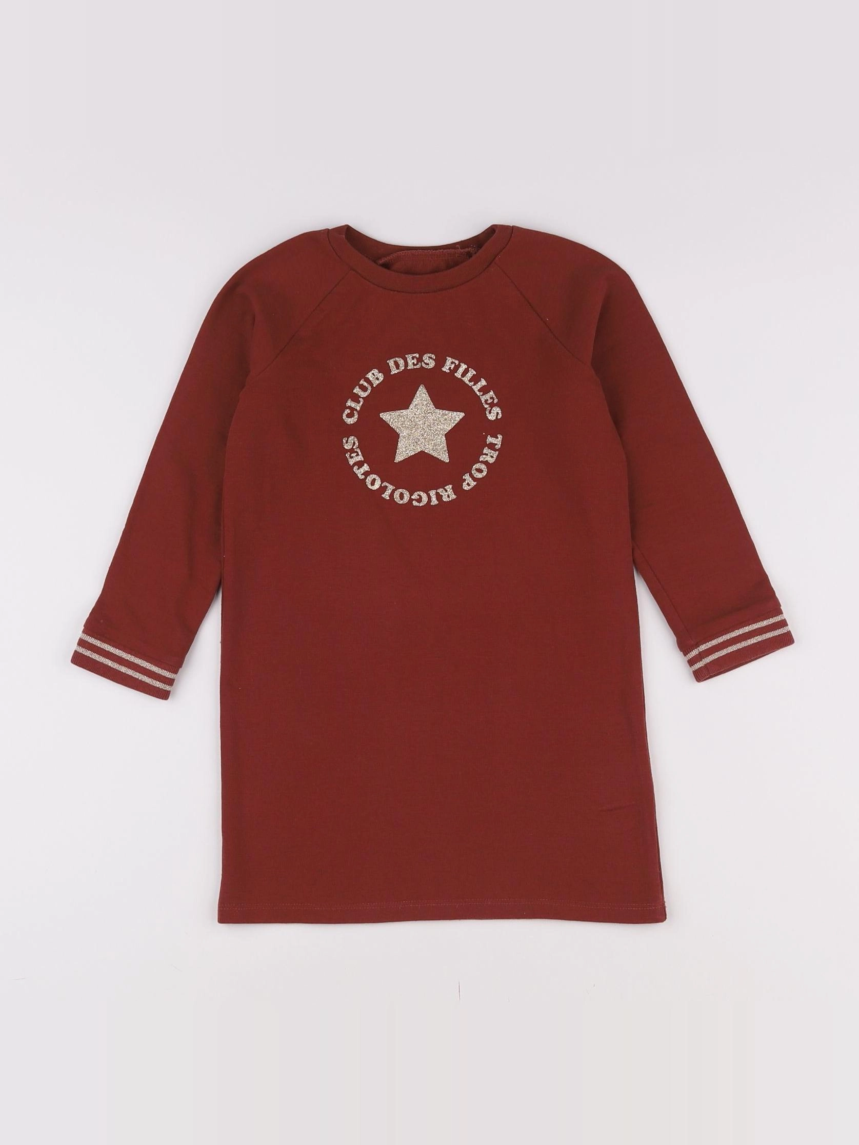 Vertbaudet - robe rouge - 4 ans