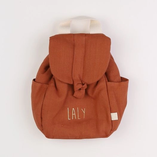 Petit Picotin - "LALY" sac à dos orange 