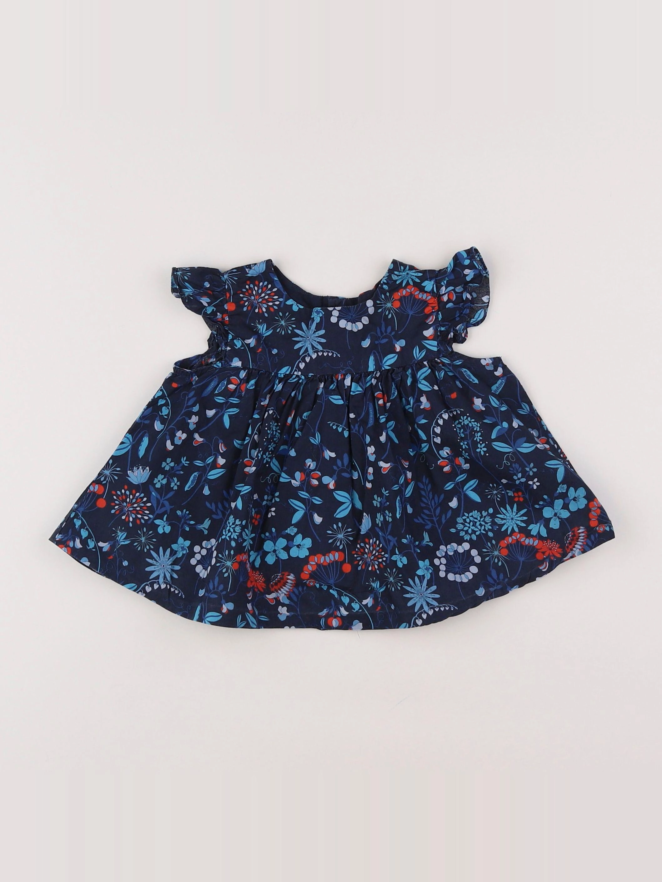 Jacadi - blouse liberty multicolore - 12 mois