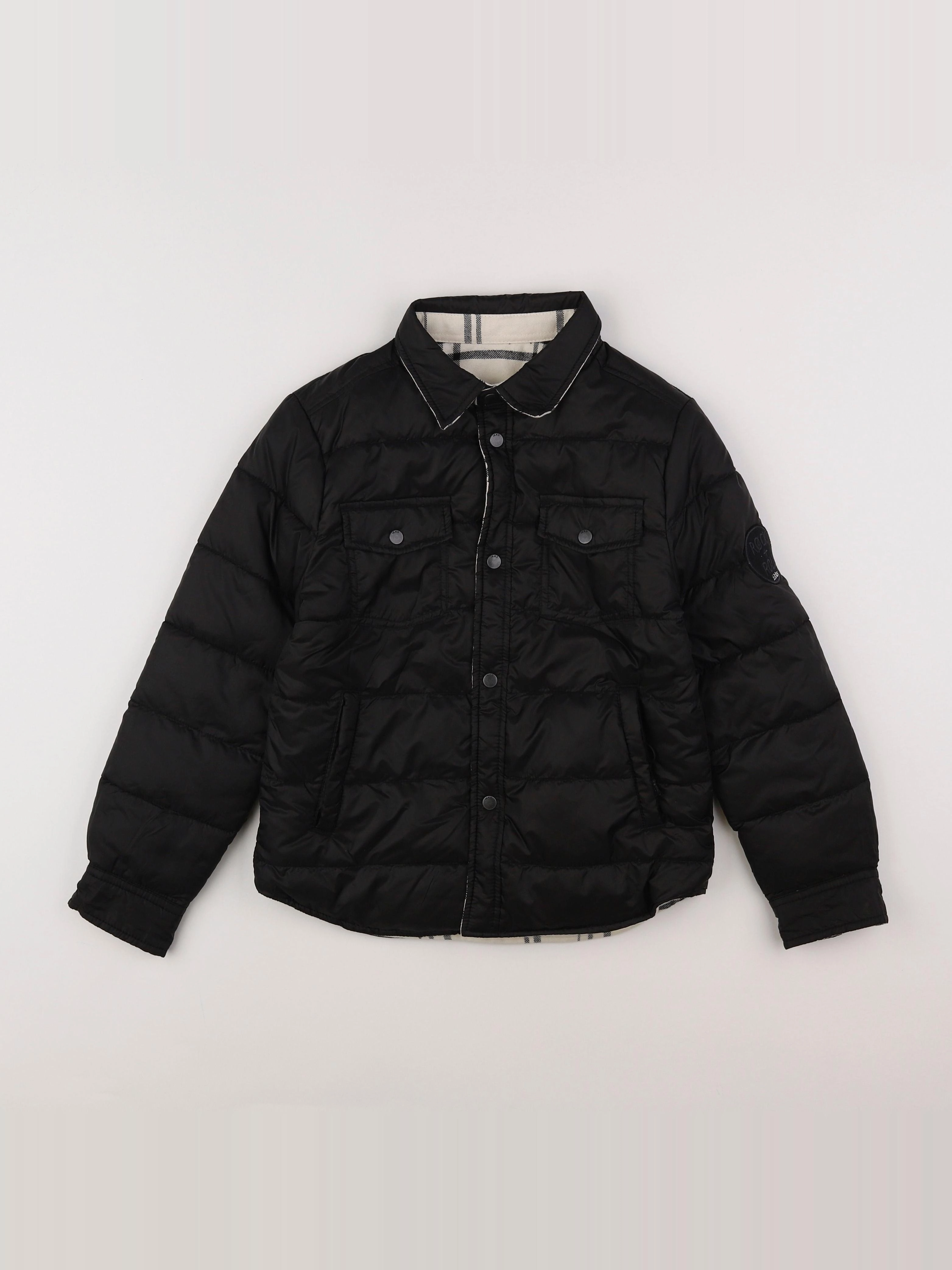 IKKS - doudoune réversible noir - 12 ans