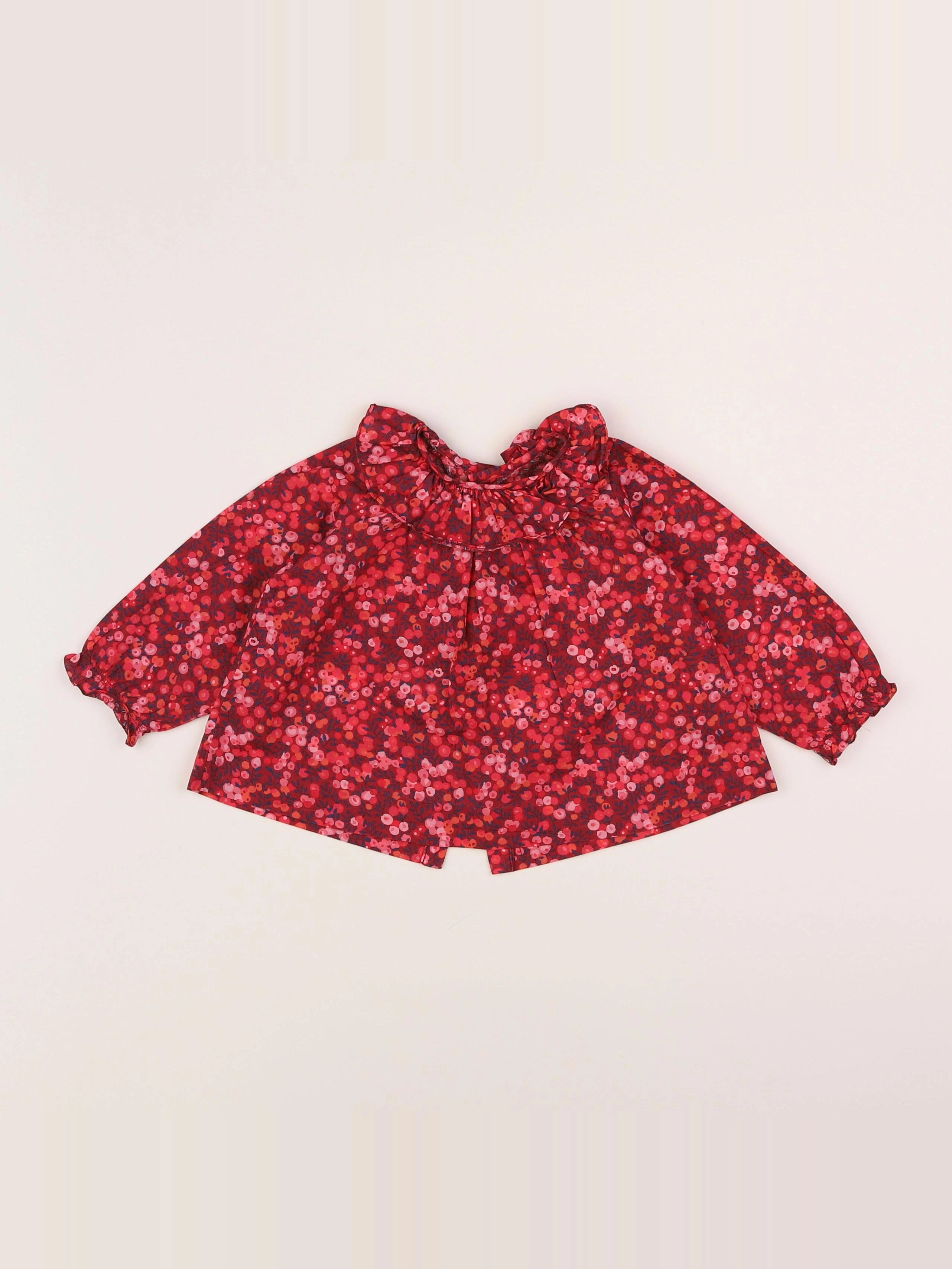 Jacadi - blouse liberty multicolore - 12 mois