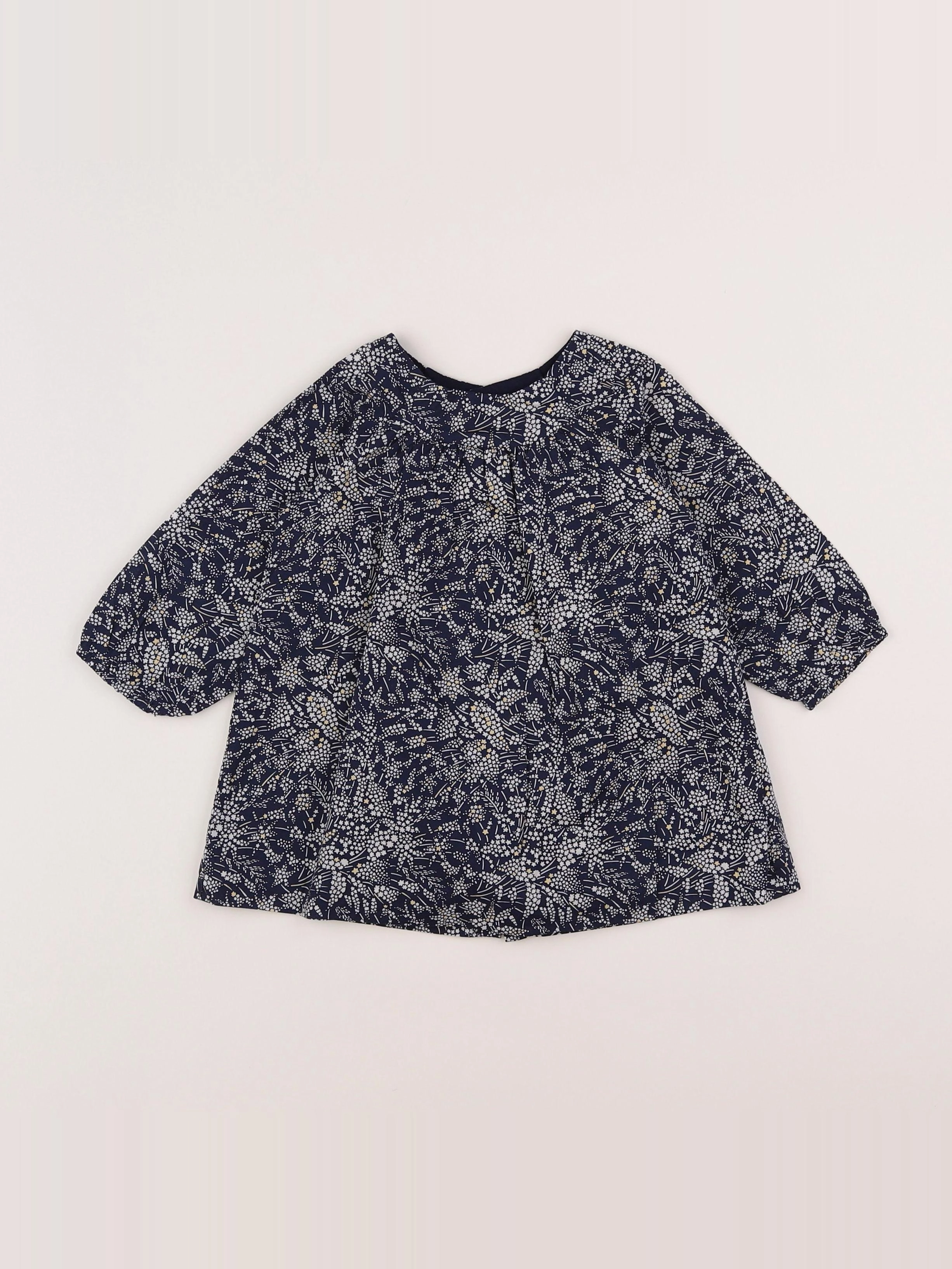 Jacadi - robe bleu - 12 mois