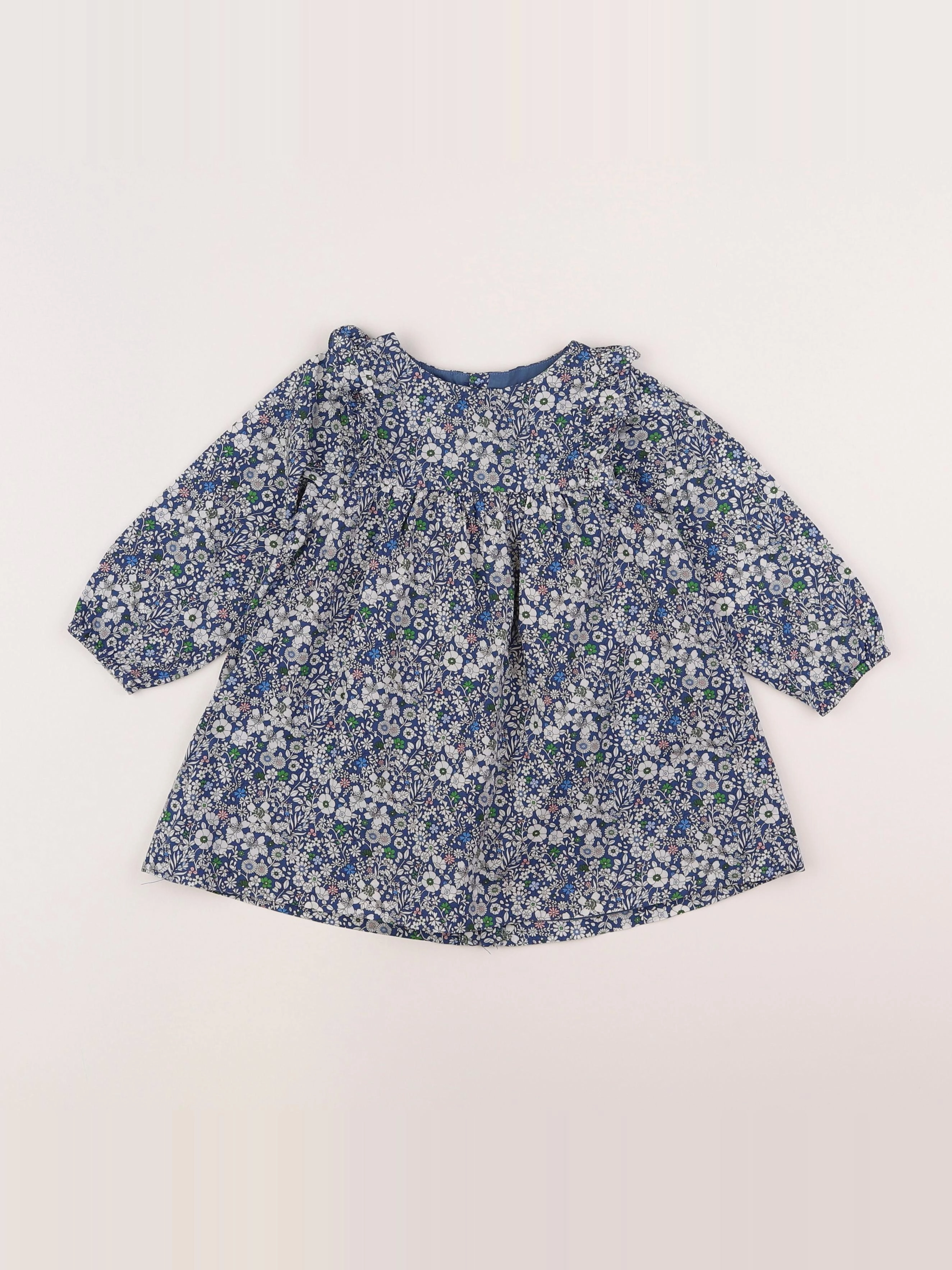 Jacadi - robe liberty multicolore - 18 mois