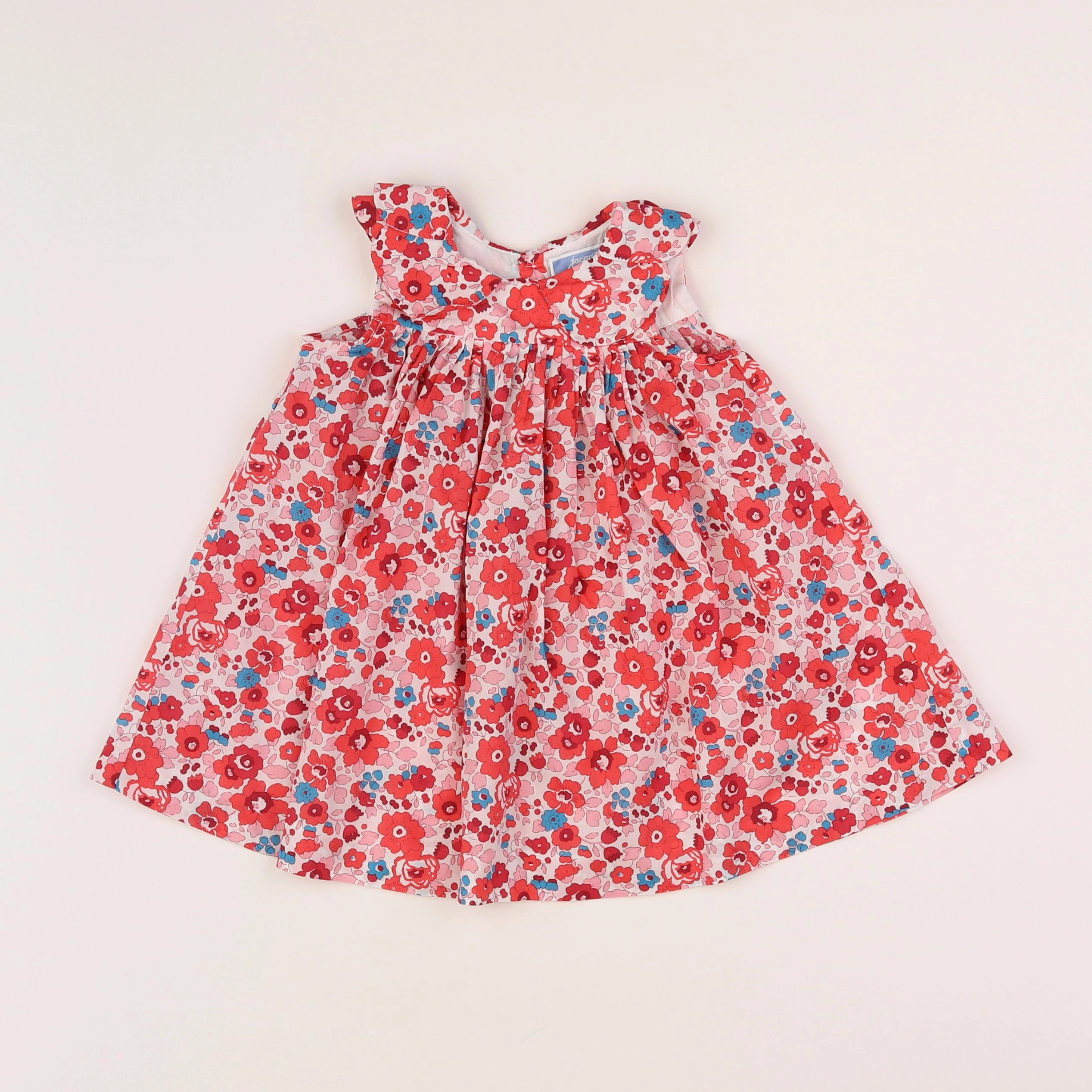 Jacadi - robe liberty multicolore - 12 mois