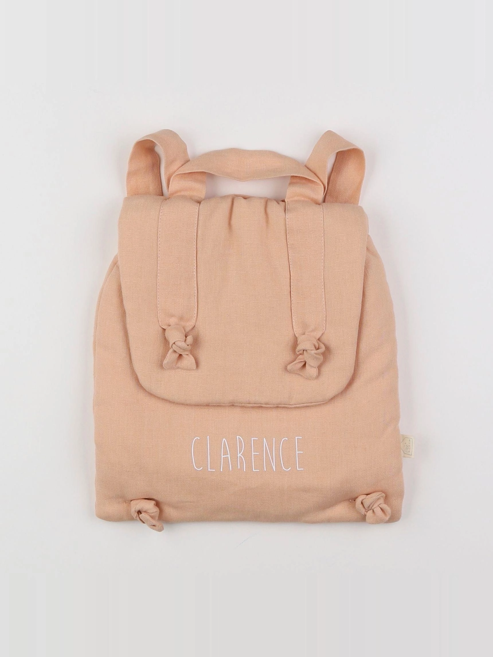 Petit Picotin - "CLARENCE" sac à dos souple rose 